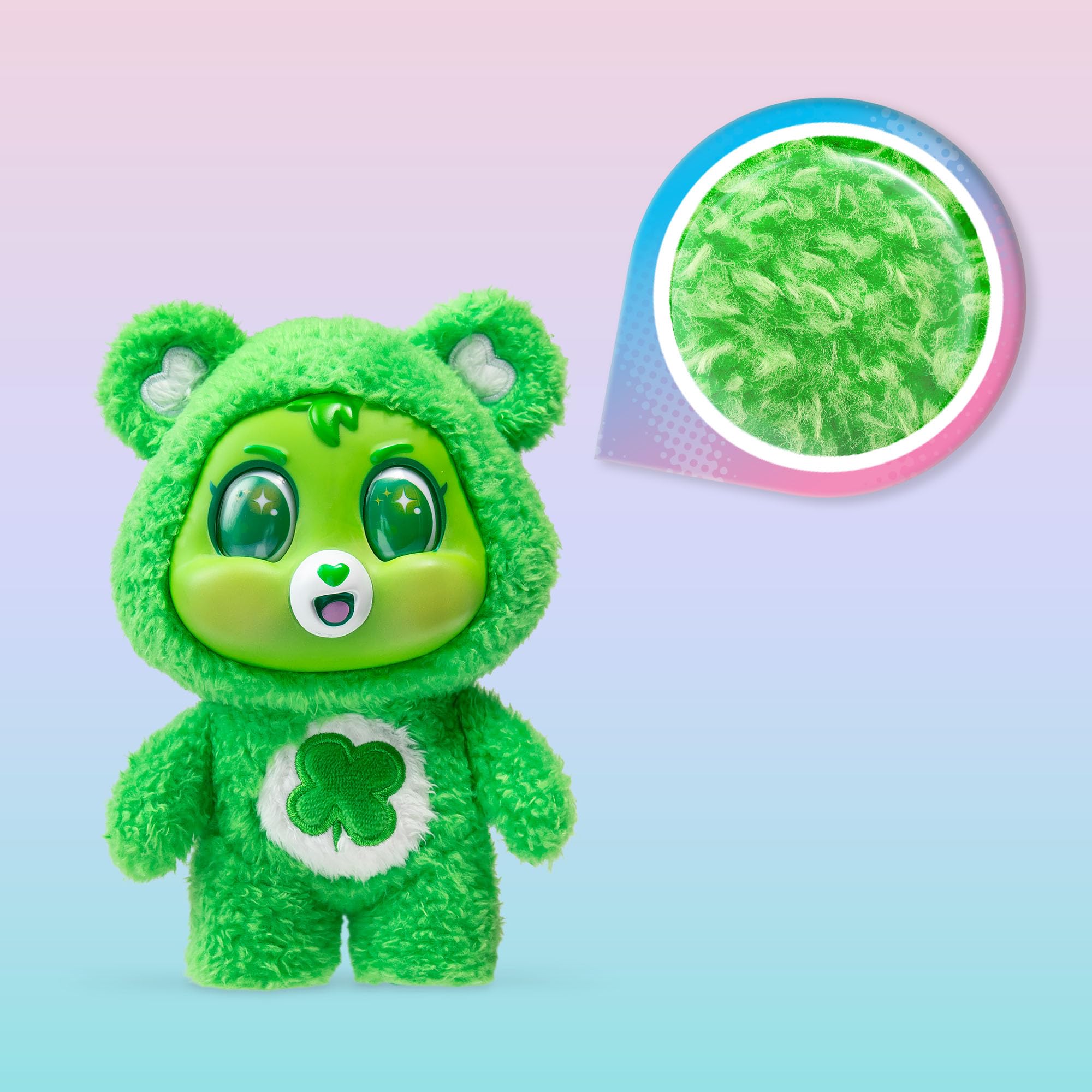 Basic Fun Care Bears Caring Cuties 15cm Plush Clip-On Soft Toy Surprise Collectible 7