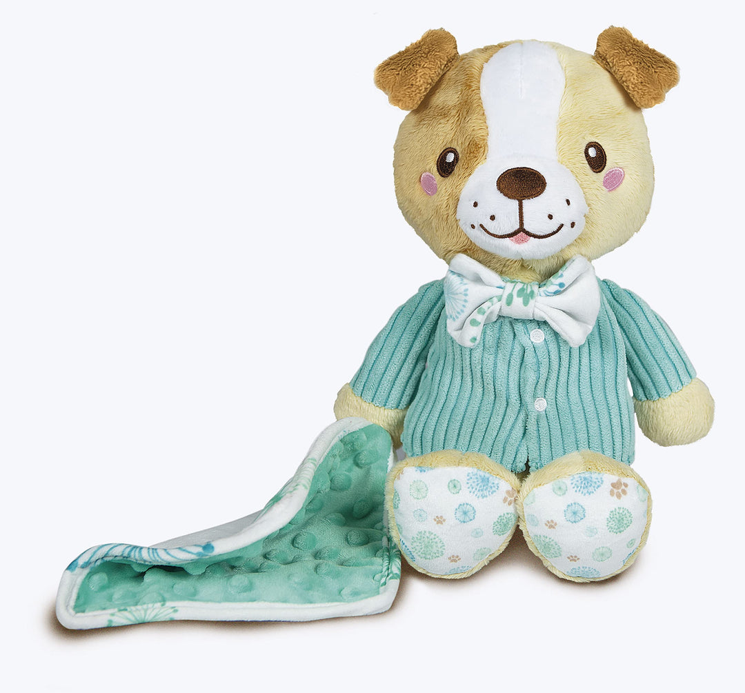 Clementoni 17417 Perrito+ Pete, der Welpe, Plüschtier für Babys, ab 0 Monaten