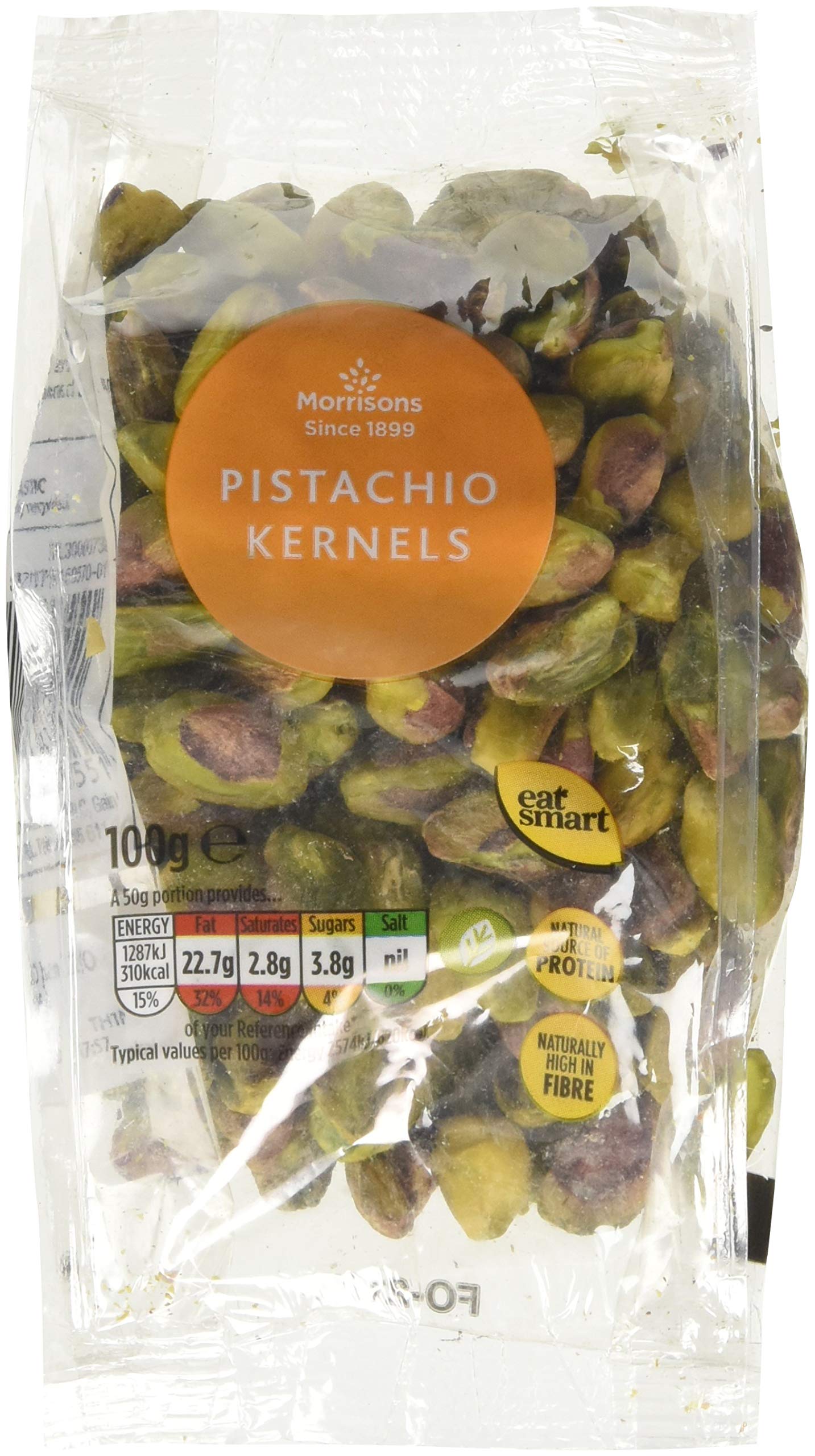 Morrisons - Pistachio Kernels 100g 1