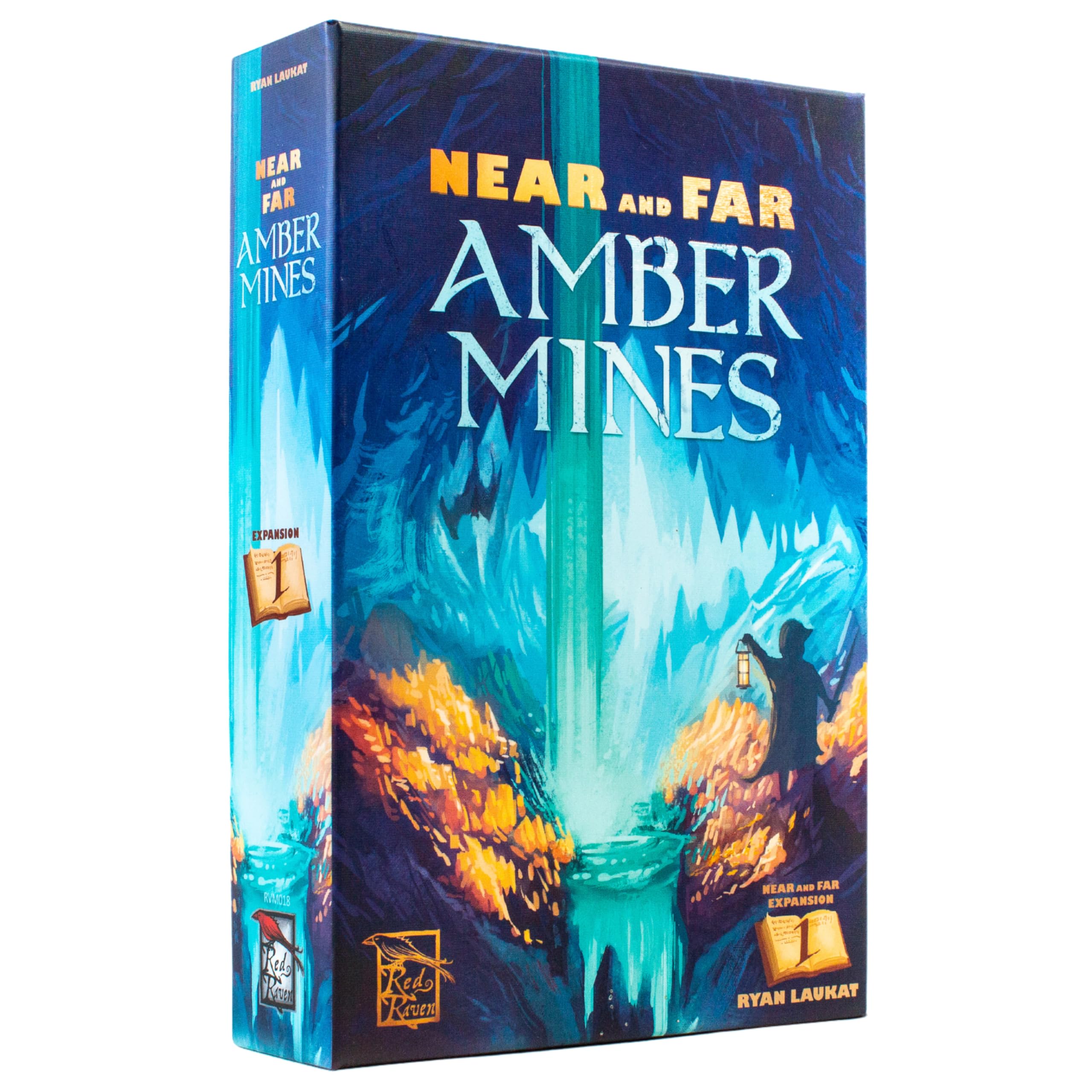 Red Raven Games Near and Far Amber Mines Strategy RPG Expansion | 2 to 4 Players | Standard Edition