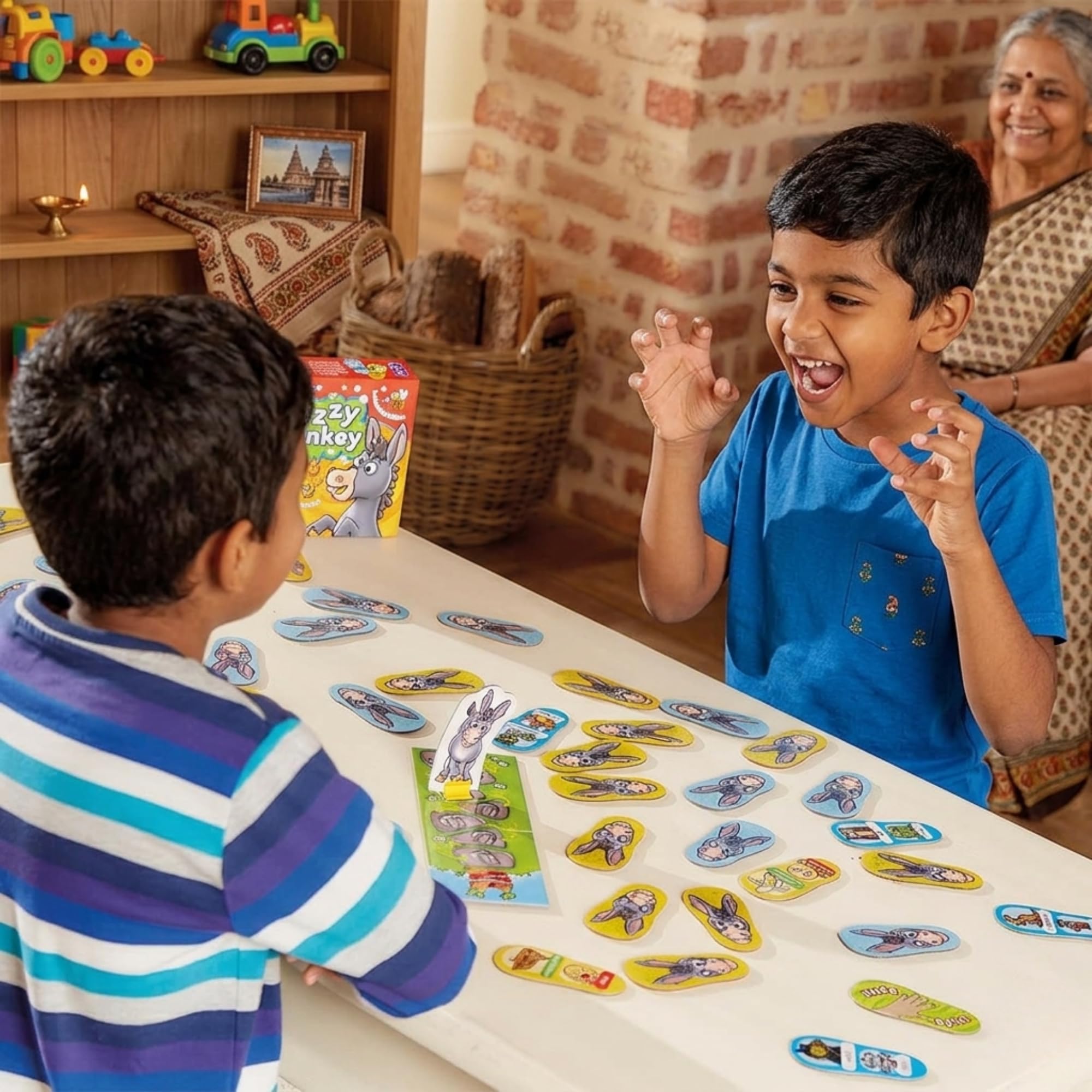 Orchard Toys Dizzy Donkey Game - Action & Performance Card Game for Ages 5+ 6