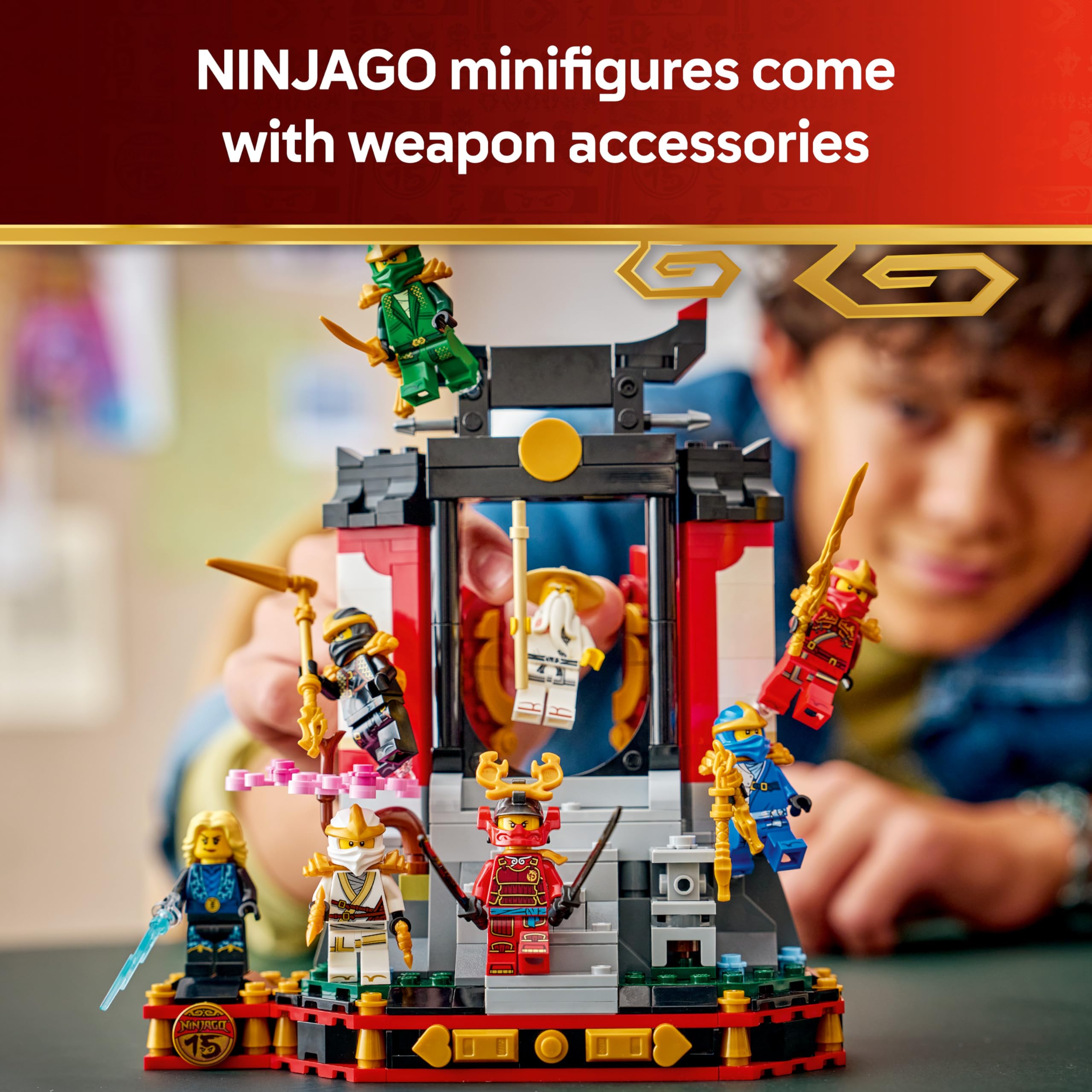 LEGO NINJAGO Ninja Character Display 15th Anniversary Set 71866 | Ages 14+ 3
