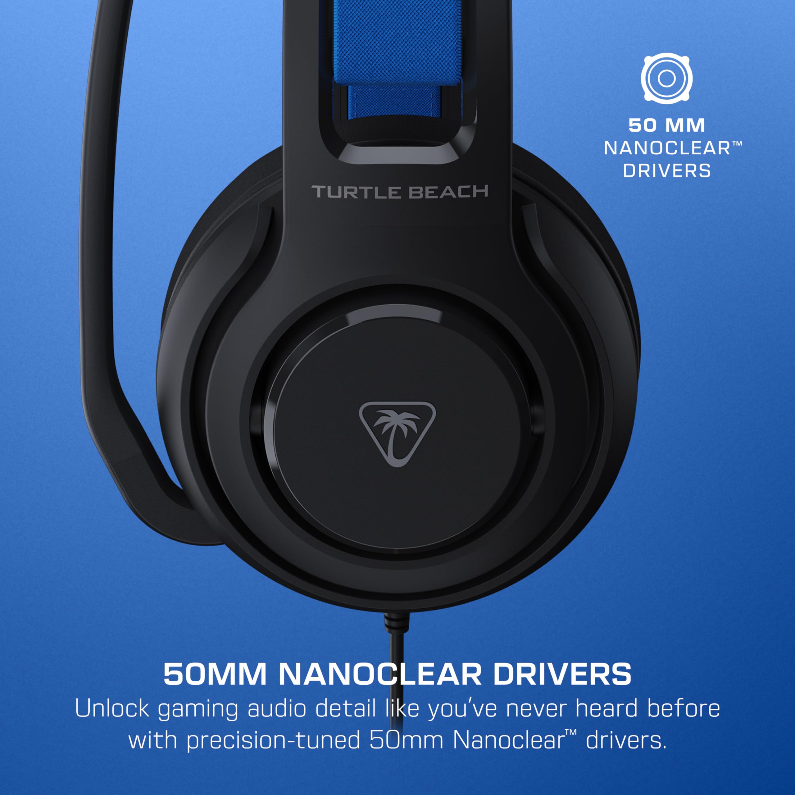 Turtle Beach Atlas 200 Wired Gaming Headset - Black | PS5/PS4 Optimized | 3D Audio Support 5