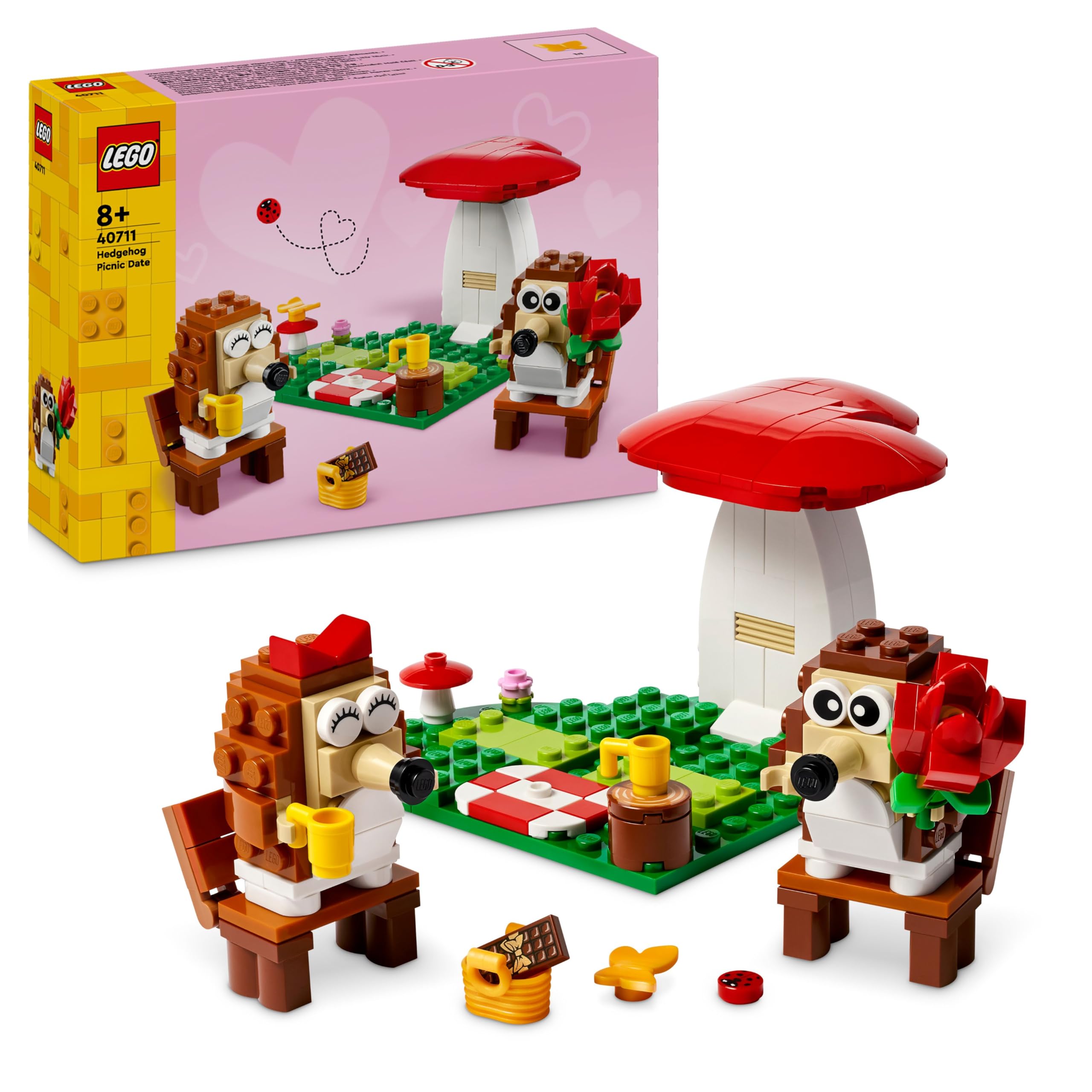 LEGO Hedgehog Picnic Date - Building Set for 8 Plus Year Olds 1