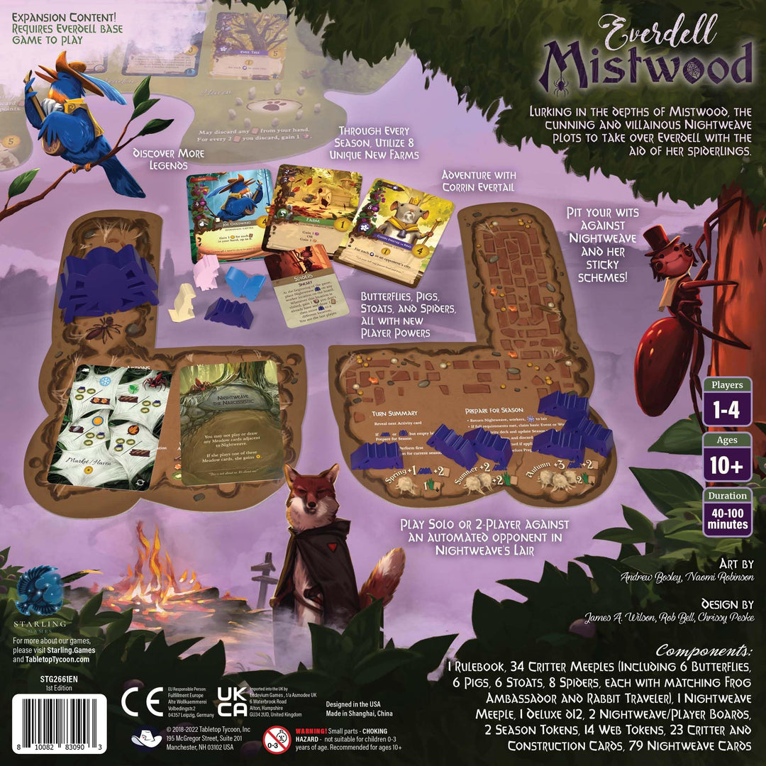 Starling Games Everdell: Mistwood Expansion