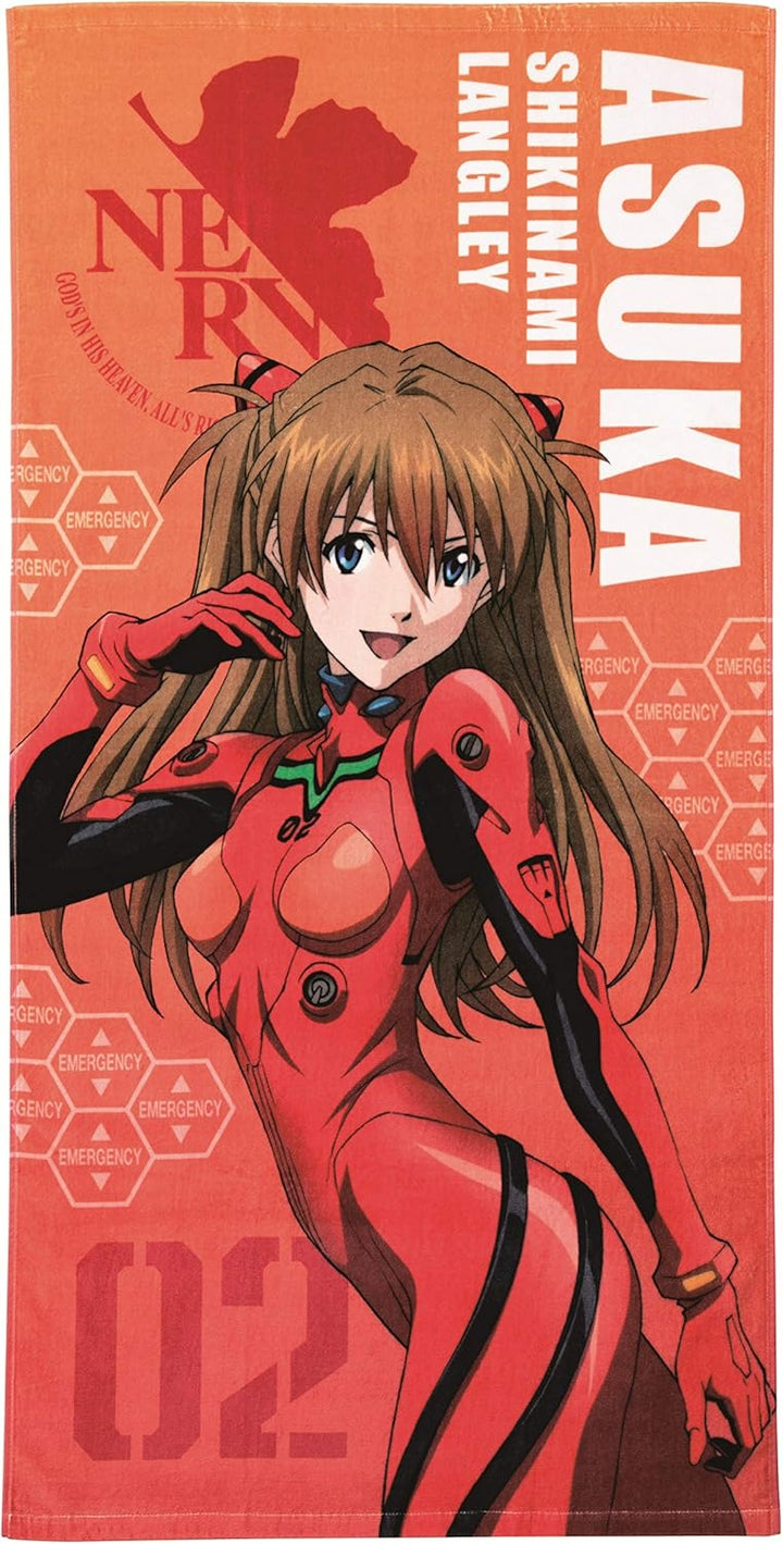 MARUSHIN - Evangelion Asuka Langley Shikinami Plug Suit Bath Towel 70x140 cm