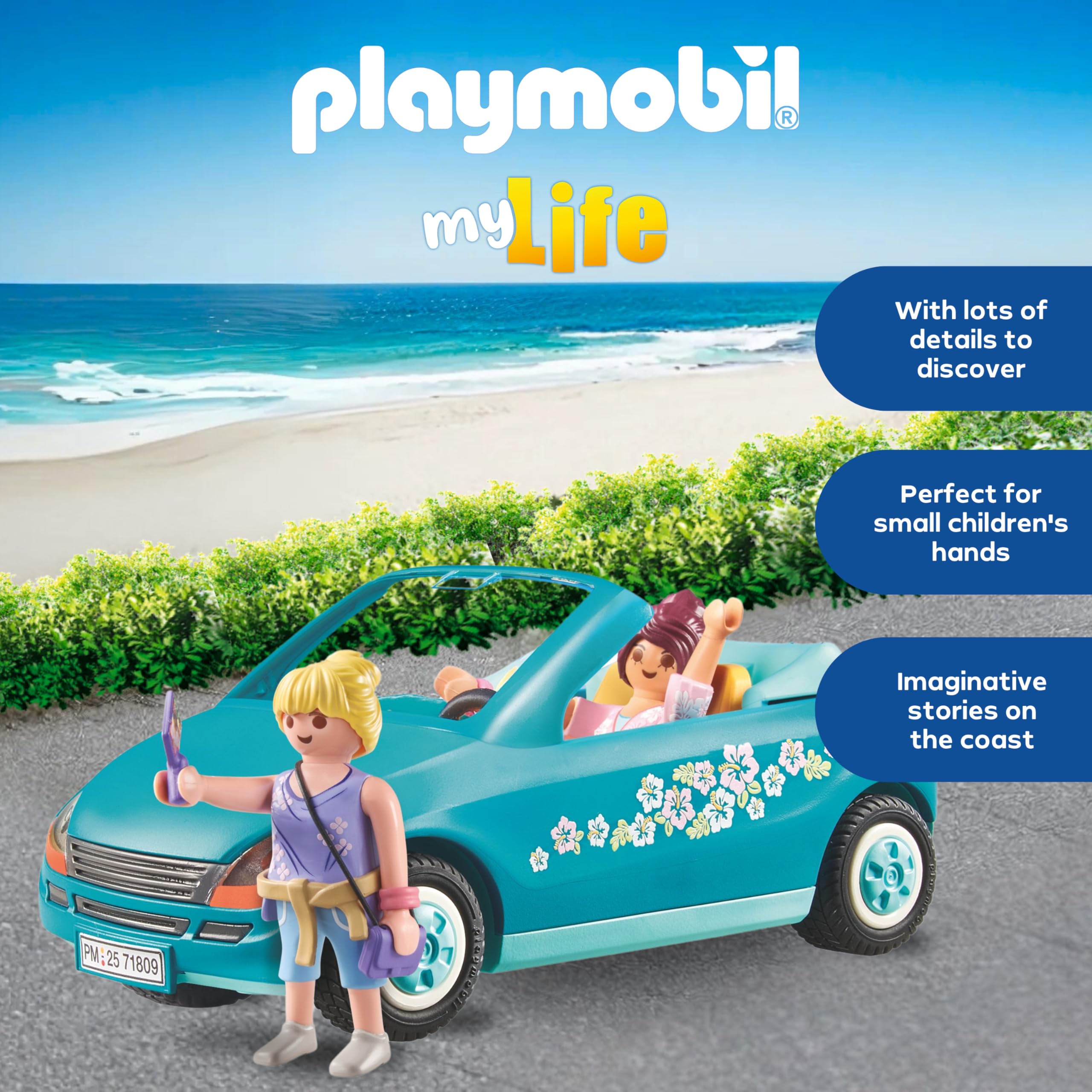 PLAYMOBIL Convertible Adventure 71809 - Toy Car Playset for Kids 4+ 14