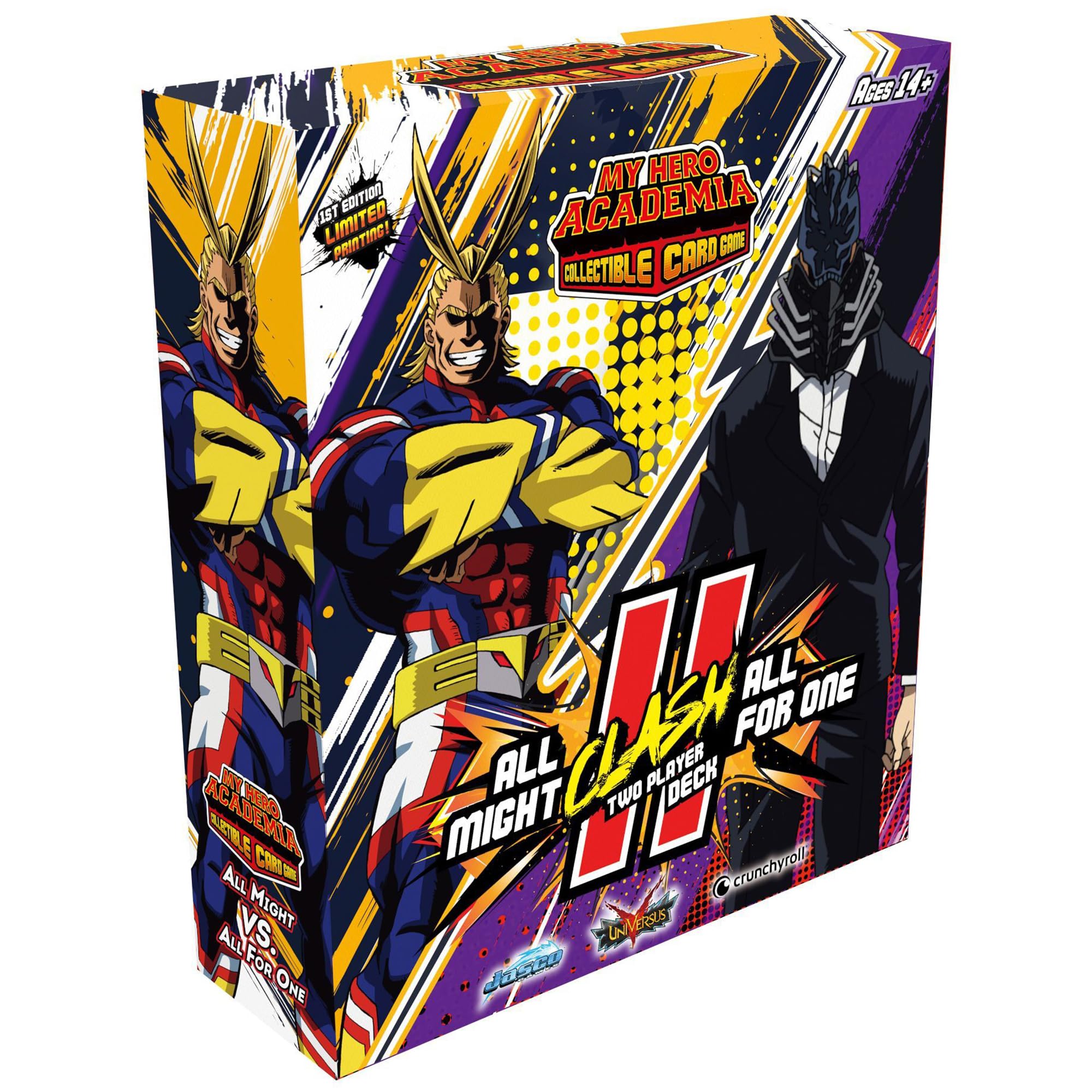 Jasco Games My Hero Academia All Might vs. All for One Two Player Clash Decks 3
