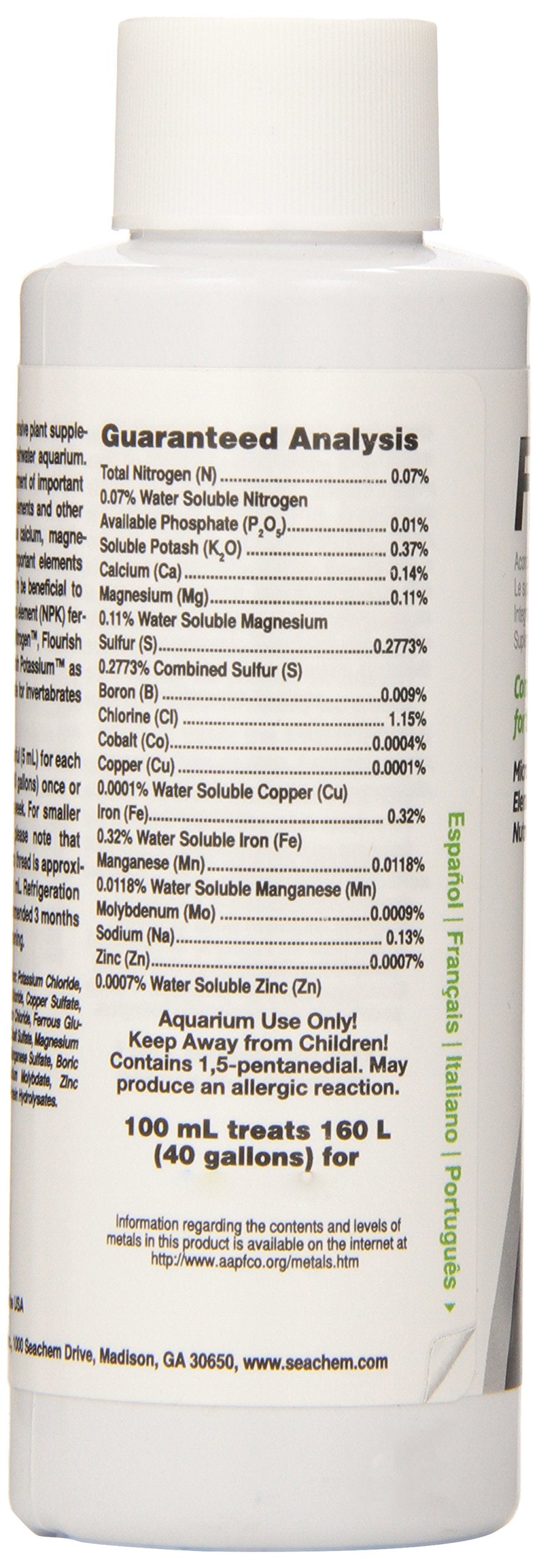 Seachem Flourish Comprehensive Supplement, 100 ml 2