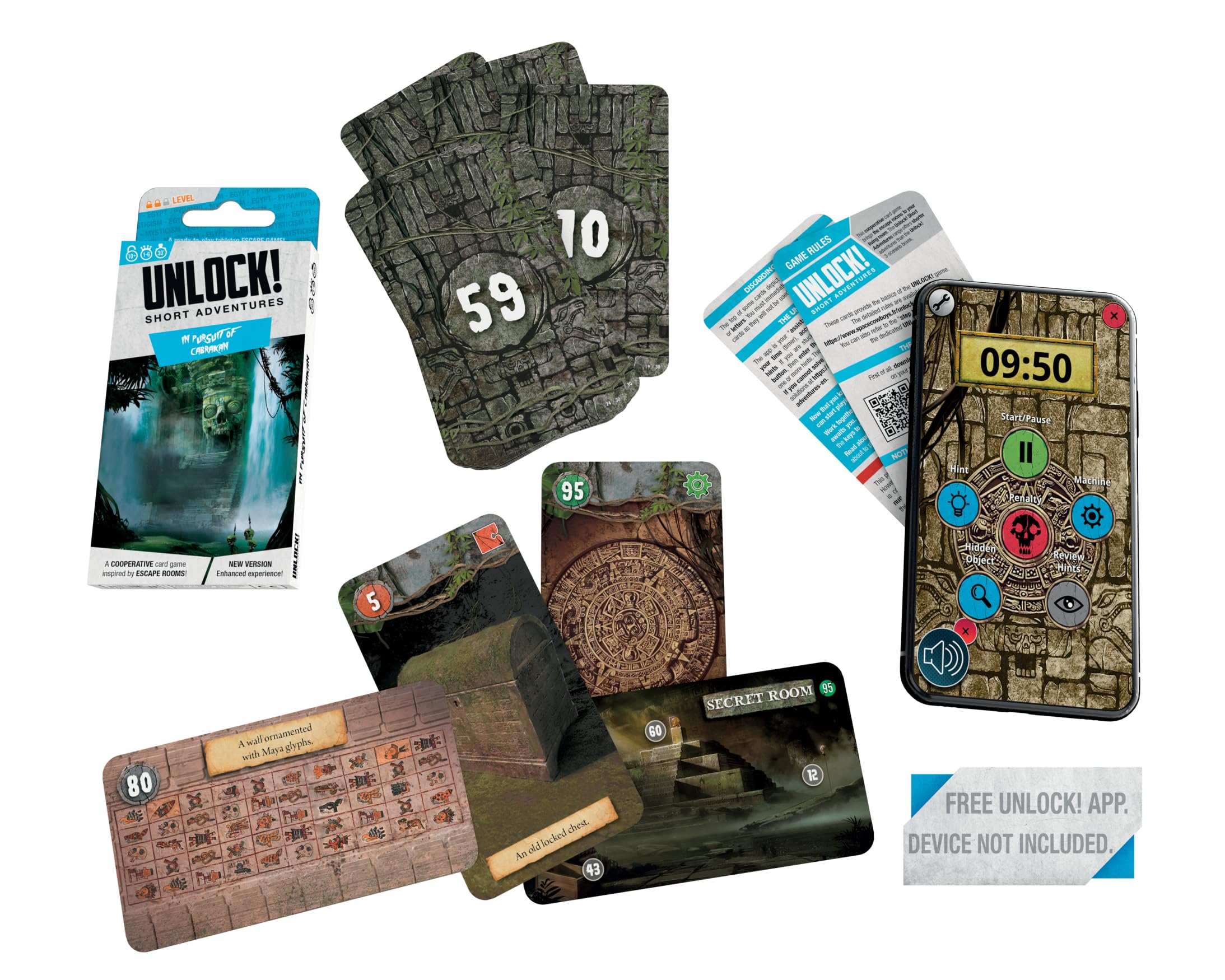 Space Cowboys Unlock! Short 5: In Pursuit of Cabrakan Card Game