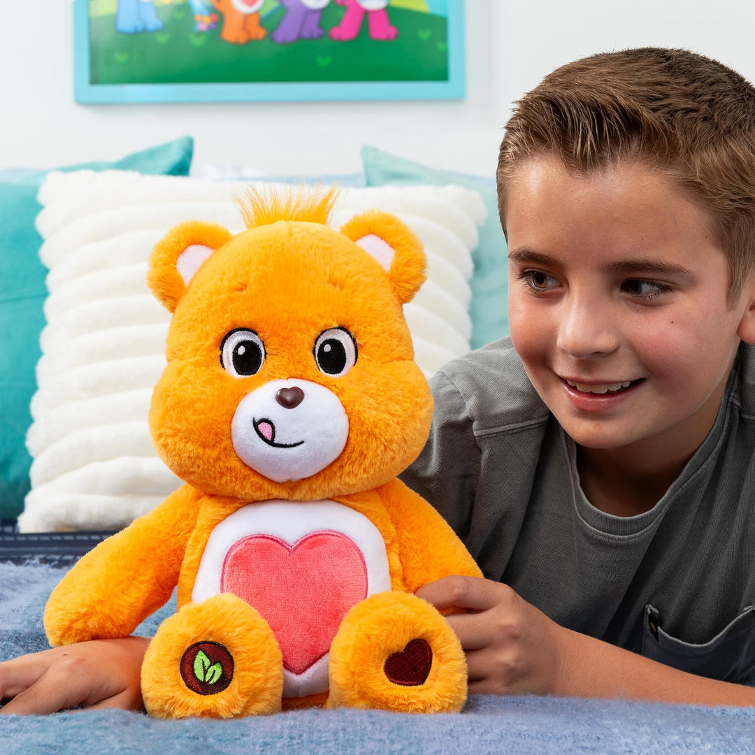 Care Bears 22088 14 Zoll mittelgroßer Plüsch-Tenderheart-Bär, süßes Plüschtier zum Sammeln, Kuscheltiere für Kinder, Stofftiere für Mädchen und Jungen, süße Teddys, geeignet für Mädchen und Jungen ab 4 Jahren