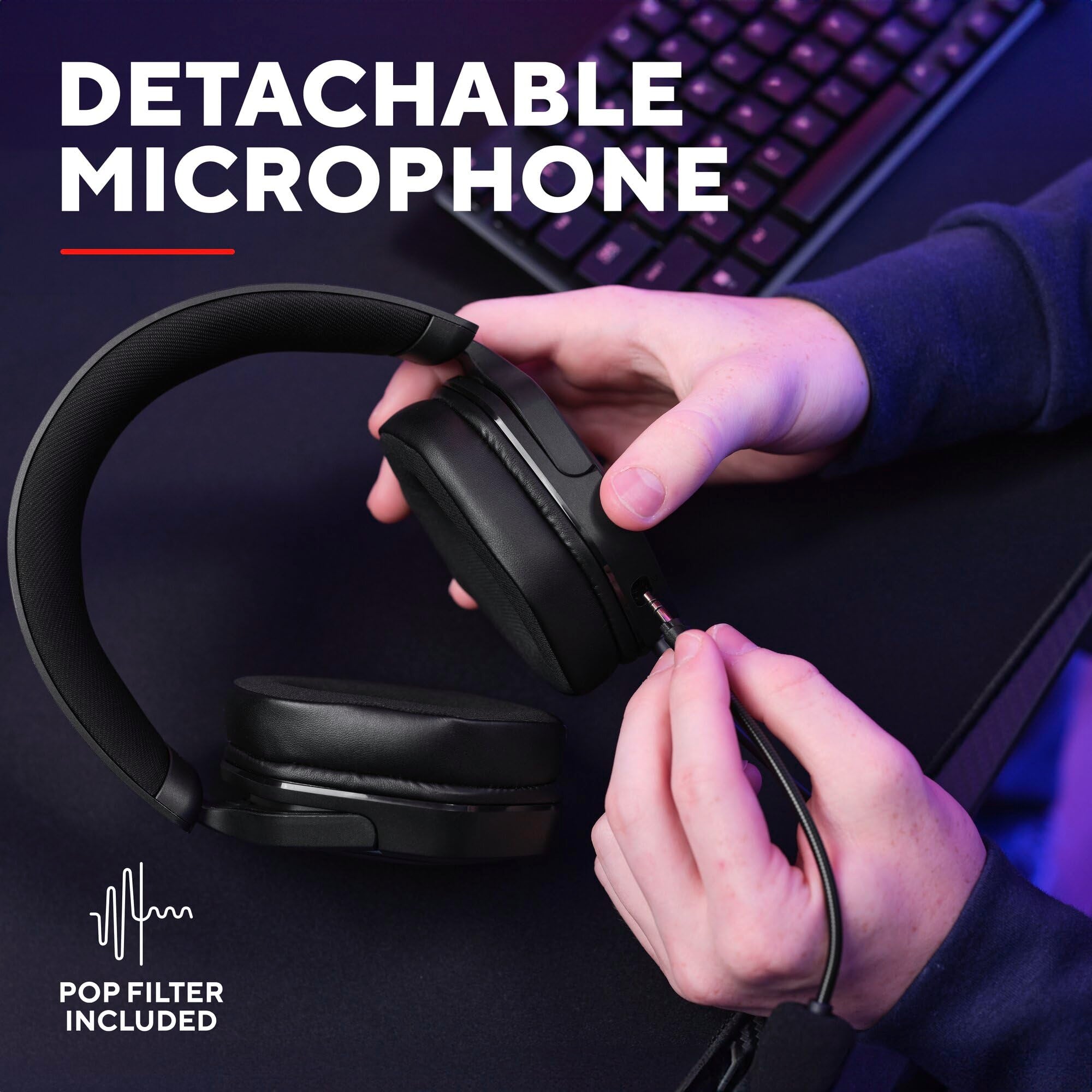 Trust Gaming Ravox GX1492 Gaming Headset with 50mm Drivers for PS5, PS4, Switch, PC, Mobile - 3.5mm Audio 15