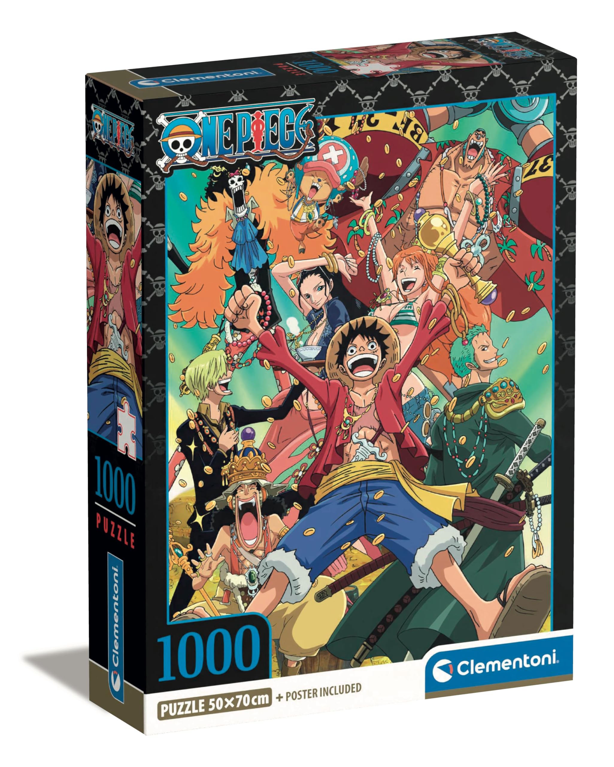 Clementoni One Piece 1000-Piece Jigsaw Puzzle - Anime Puzzle for Adults & Teens 8