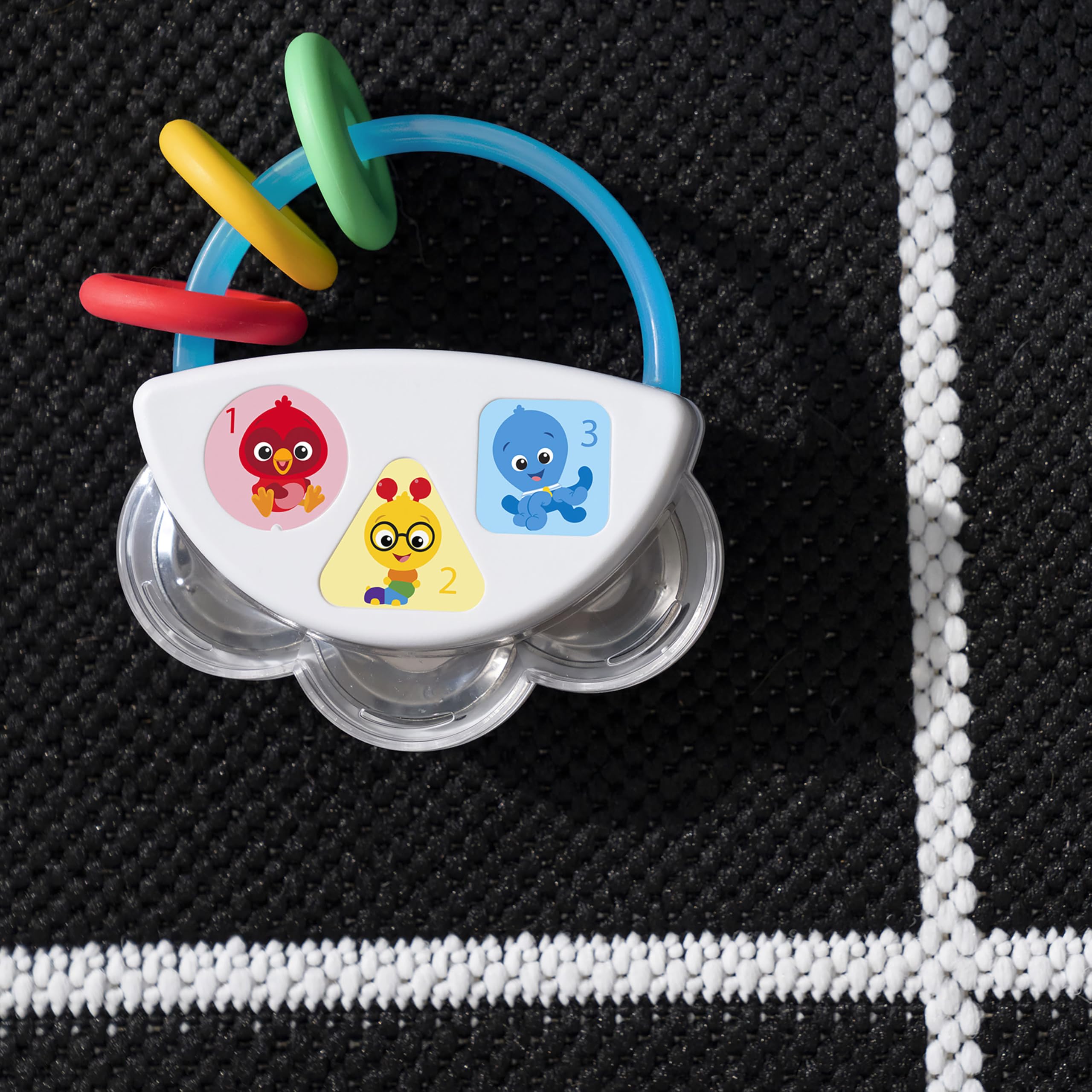 Baby Einstein Tiny Tambourine Musical Toy & Rattle for Unisex Baby Ages 3-36 Months 8