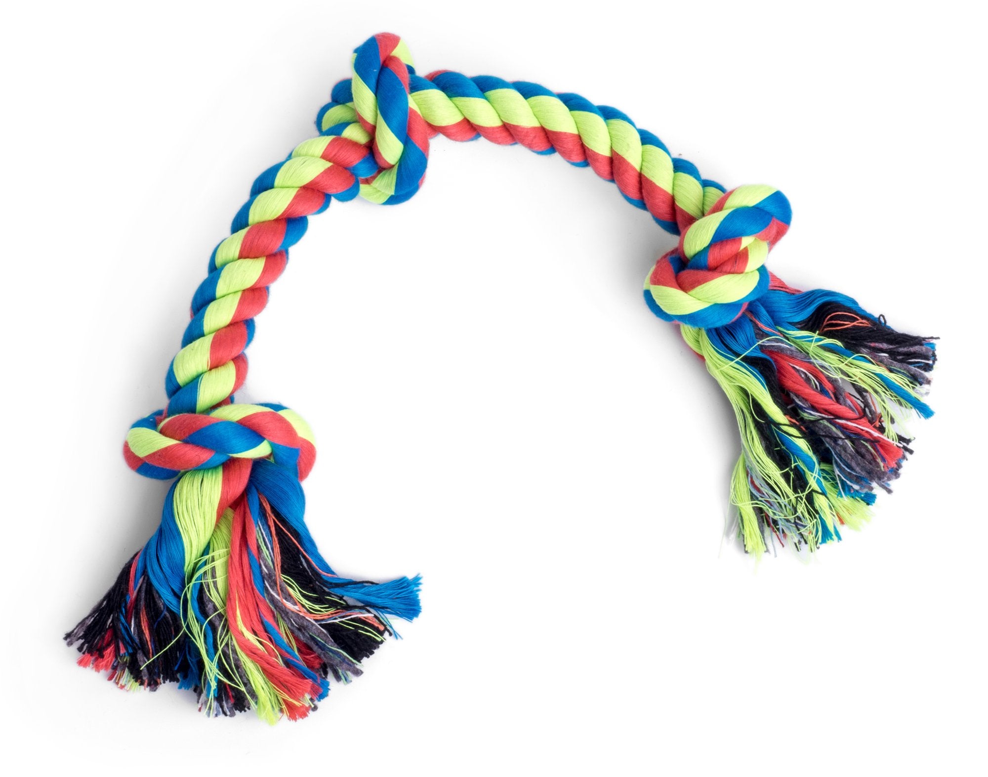 Petface Triple Knot Rope Dog Toy - Small Size | Chew Resistant | Promotes Dental Health 1