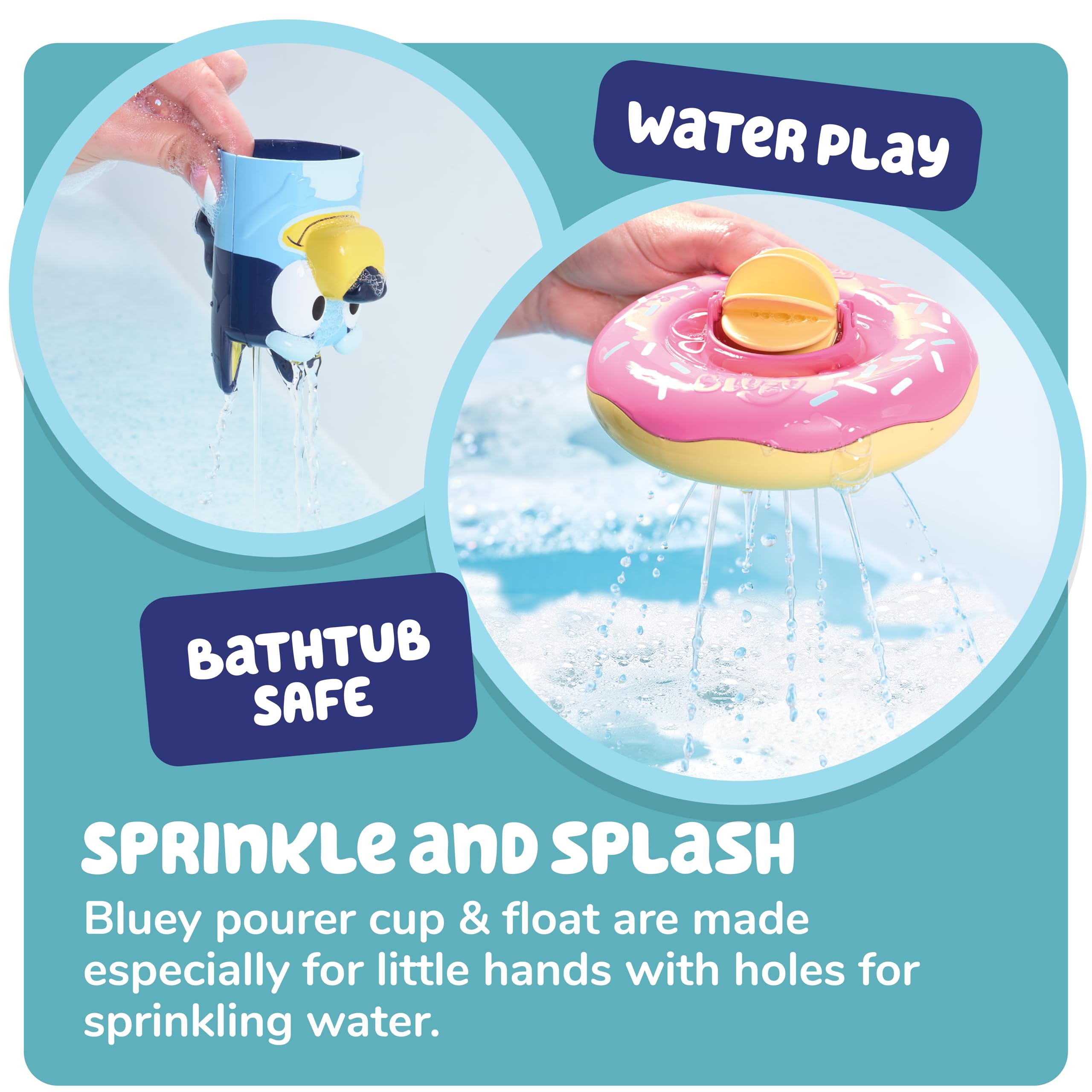 Toomies Bluey Splash and Float Bath Toy - Ages 18 Months+ 3