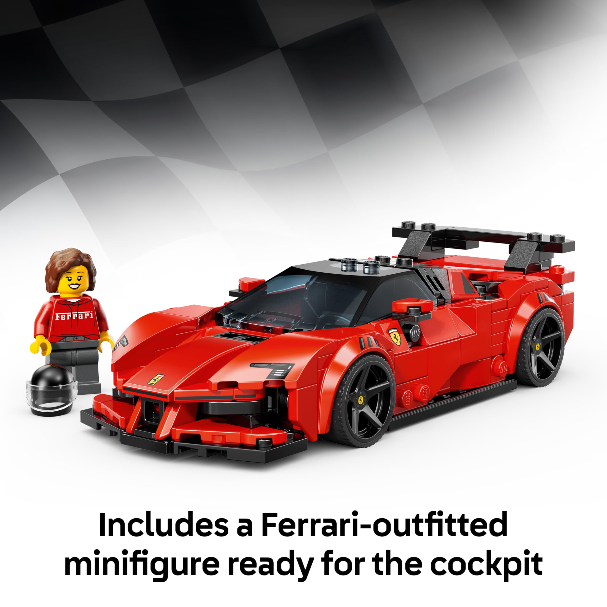 LEGO Speed Champions Ferrari SF90 XX Stradale Sports Car Toy Model Kit | 339 Pieces | Ages 9+ 5