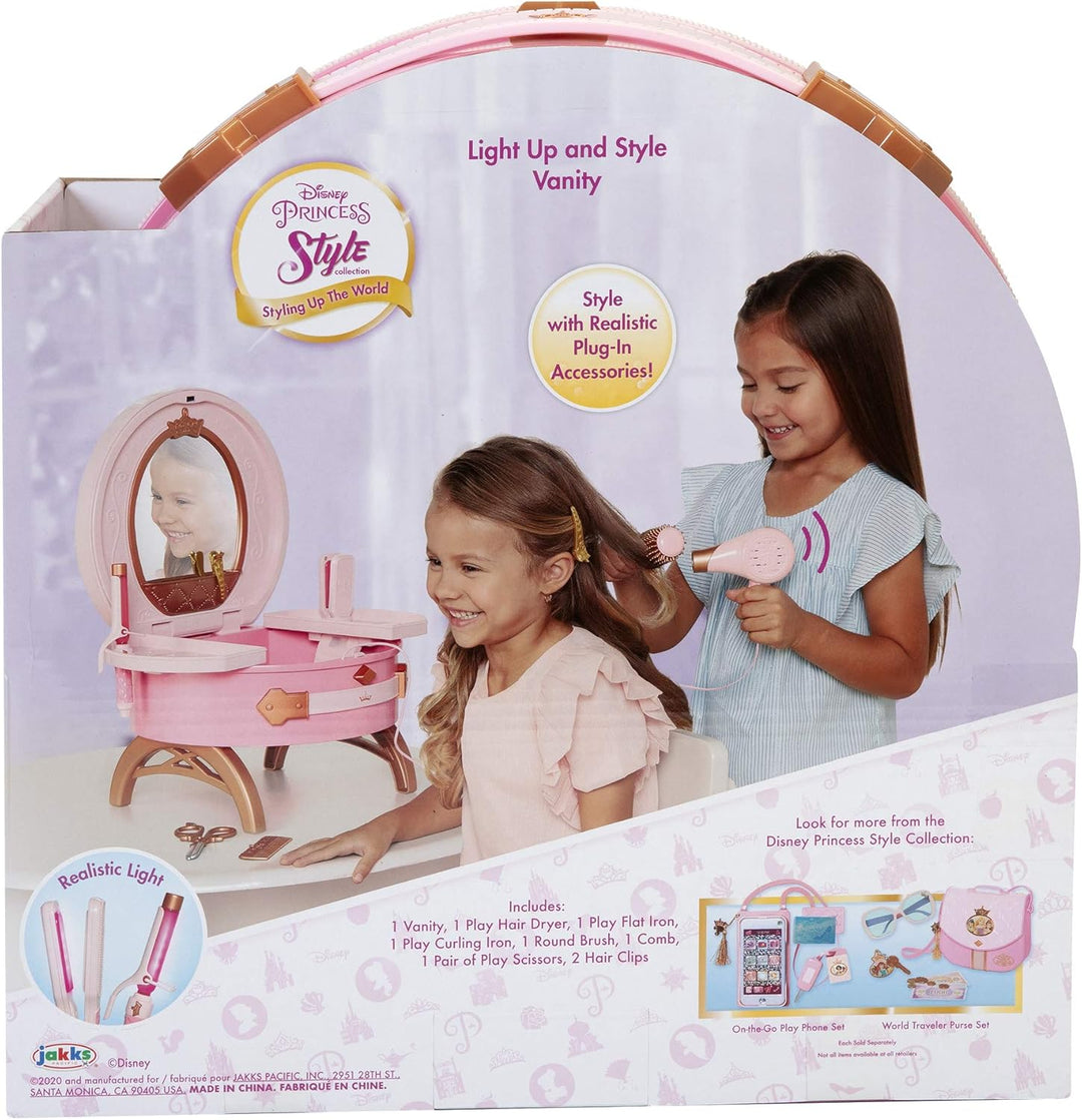 Disney Princess Style Collection - Disney Princess Light Up & Style Vanity (Model 12345)