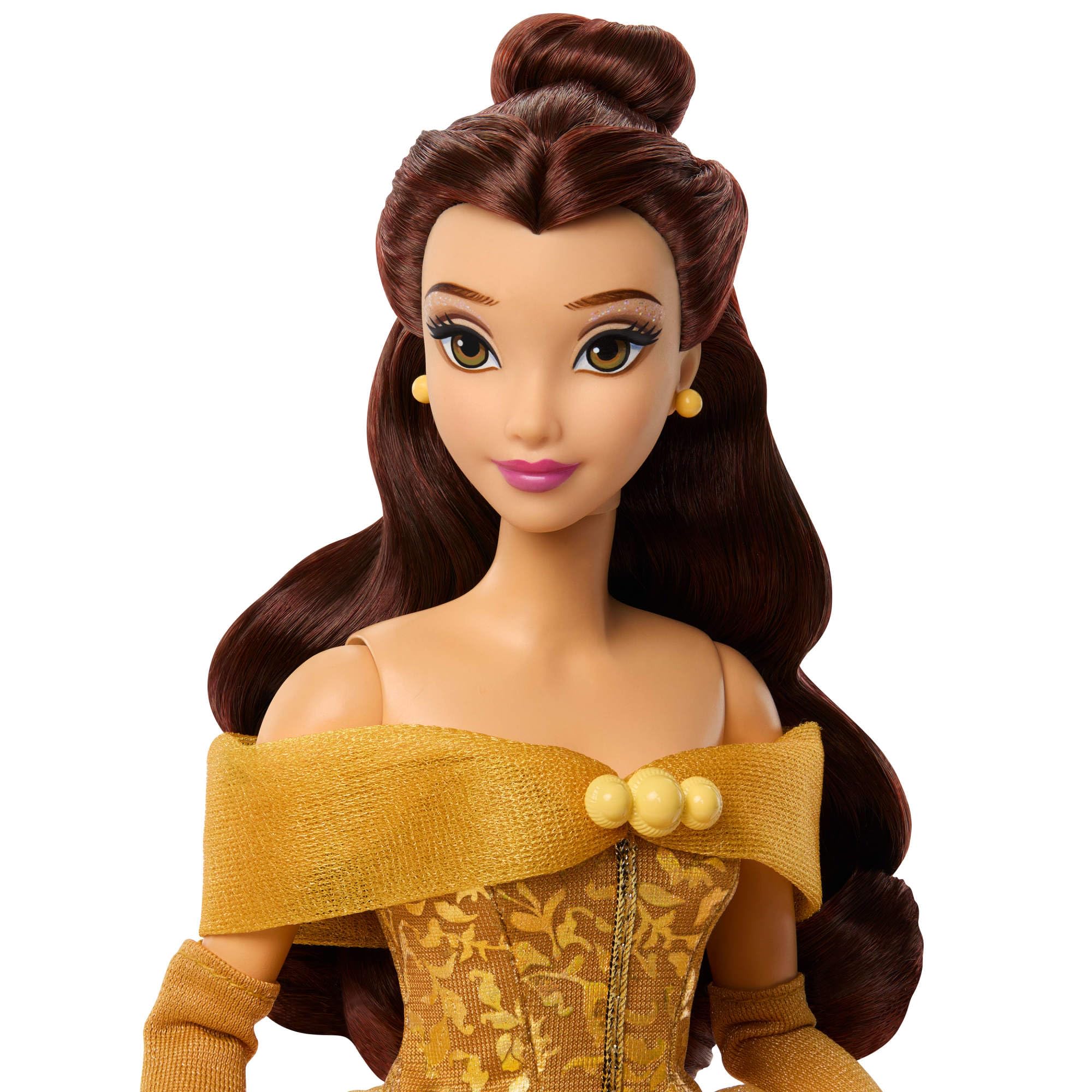 Mattel Disney Princess Belle Sparkling Princess Fashion Doll with Removable Gown & Accessories | Ages 4Y+ 3