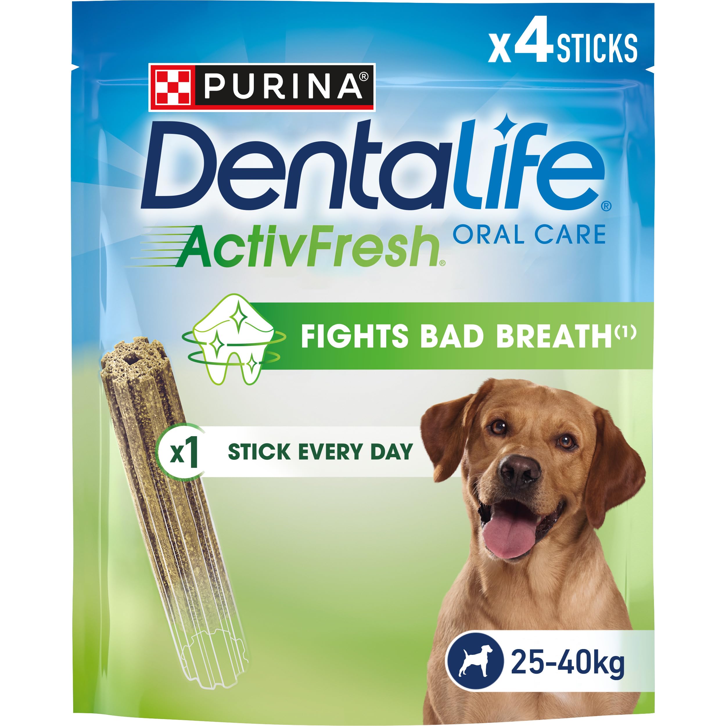 Dentalife ActivFresh Large Dog Dental Sticks Chicken Flavor | Fights Bad Breath & Tartar | 6 Pack 1