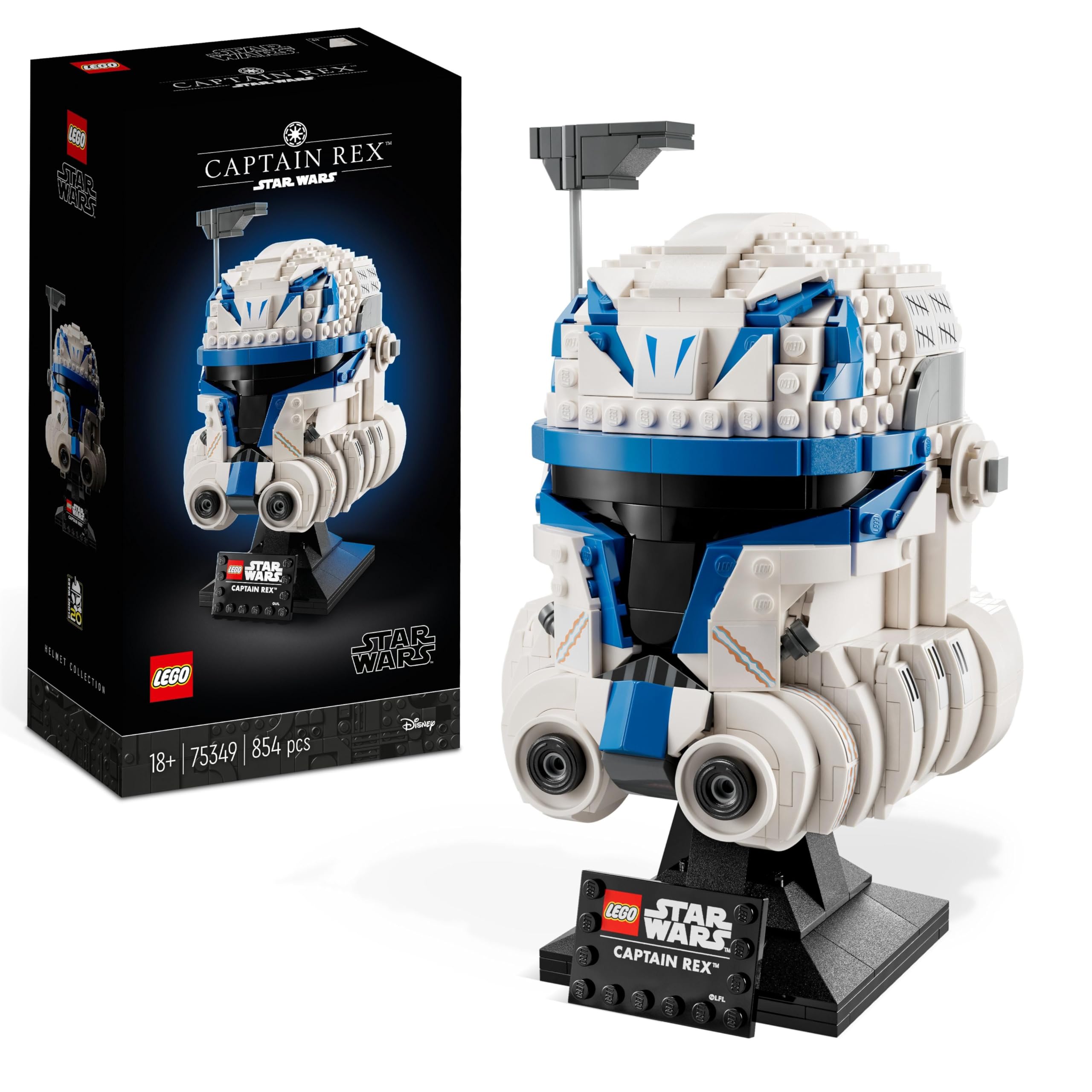 LEGO Star Wars 75349 Captain Rex Helmet Set | 854 Pieces | Ages 18+ 1