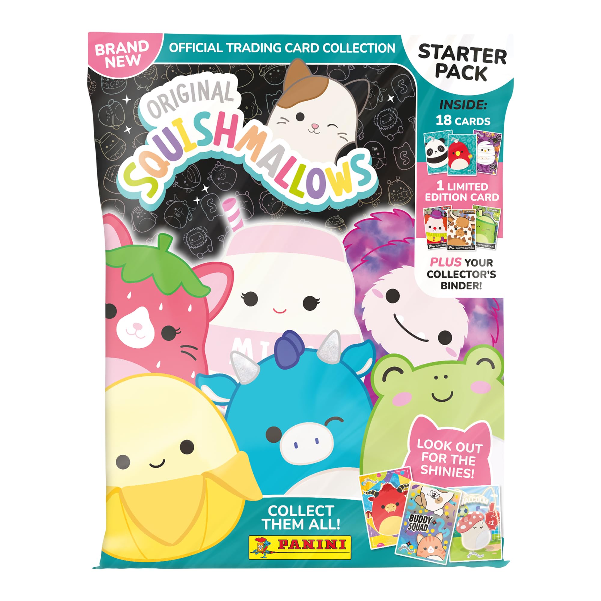 Panini Squishmallows Official Trading Card Collection - Starter Pack 1