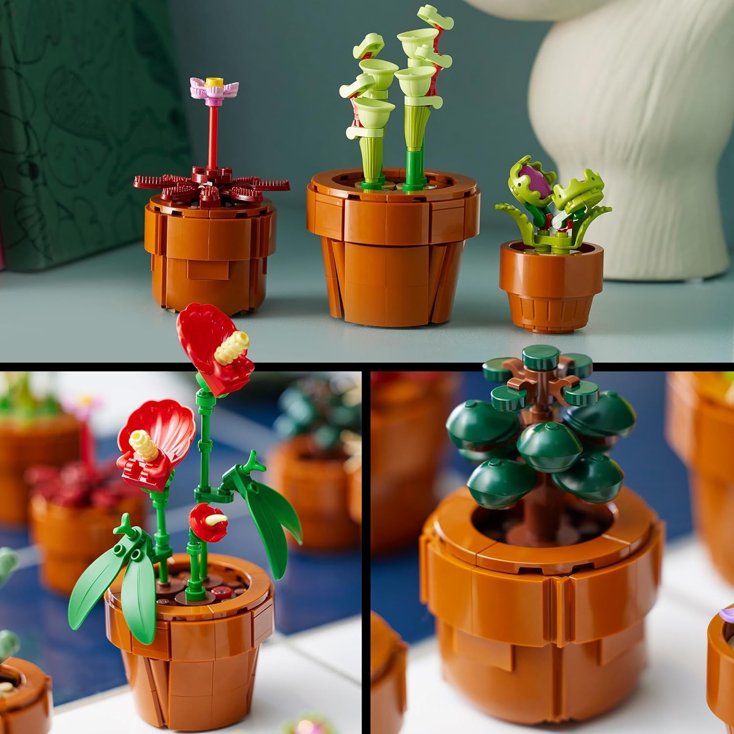 LEGO Icons Tiny Plants 10329 - Botanical Collection Building Set for Adults 4