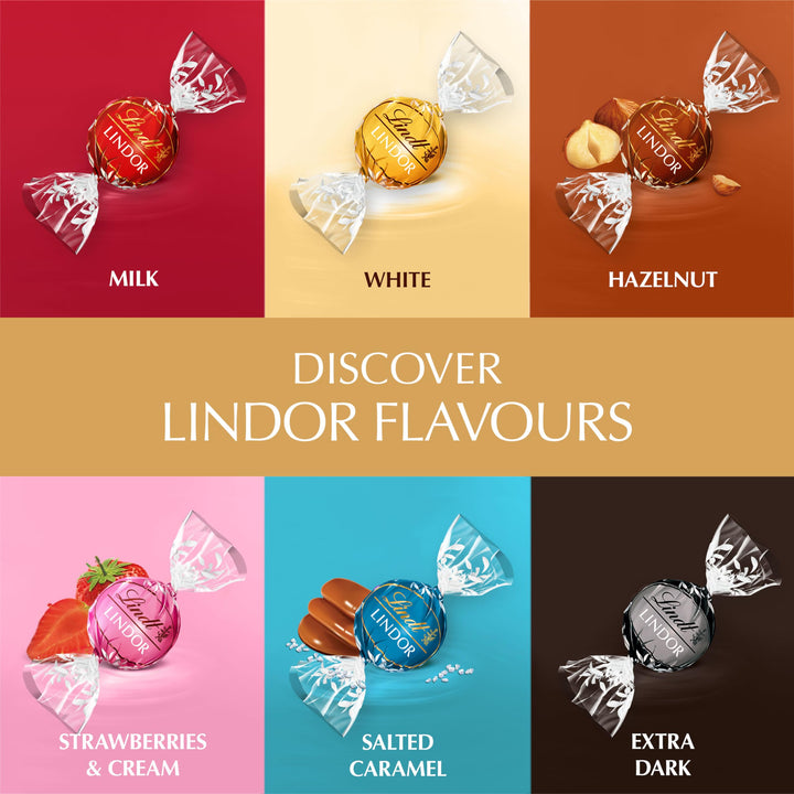 Lindt Lindor Salted Caramel Milk Chocolate Truffles - 200g Gift Box (Approx 16 Truffles)