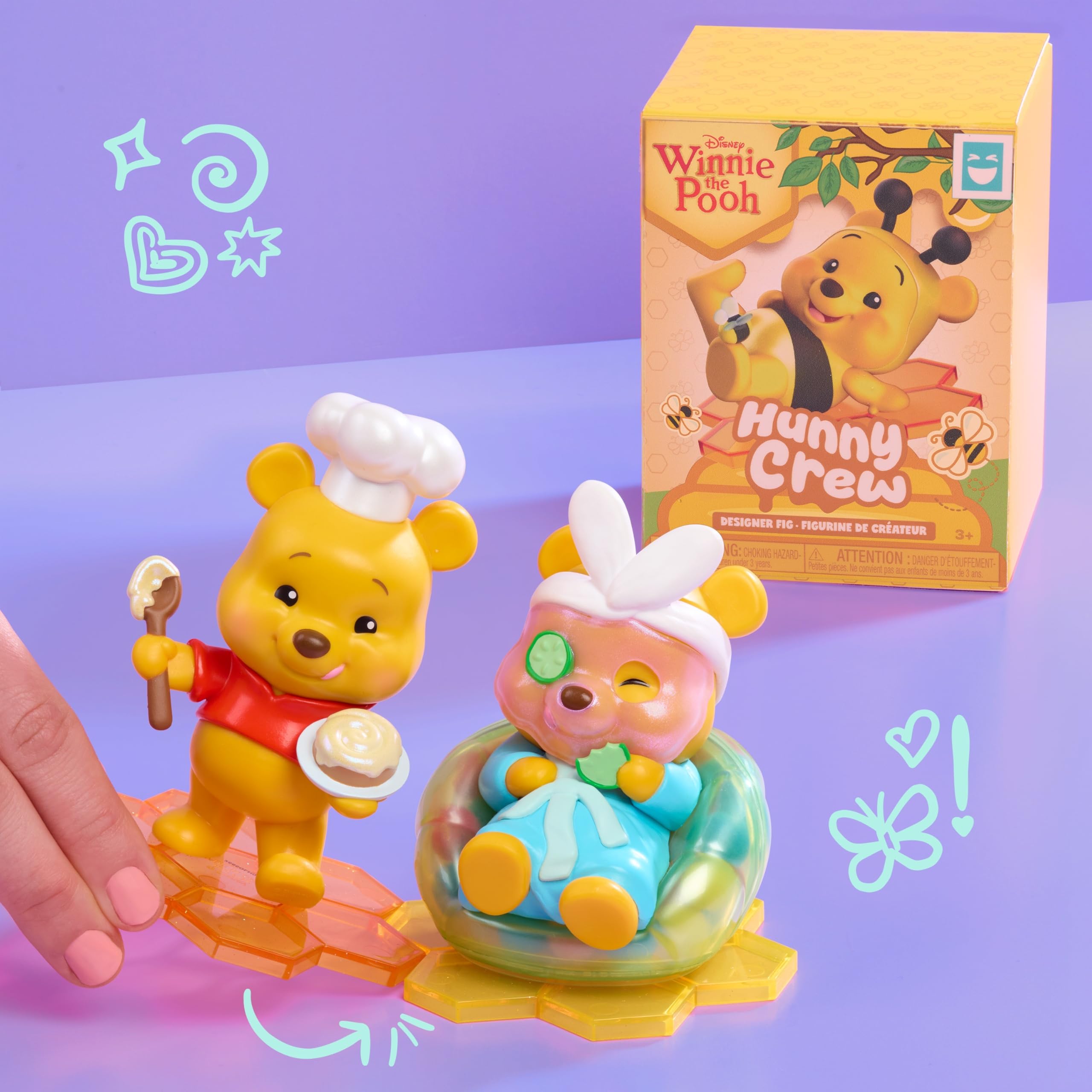 Just Play HAPPY HAUL Winnie the Pooh Hunny Crew Designer Figure | Surprise Collectible | Ages 8+ 5