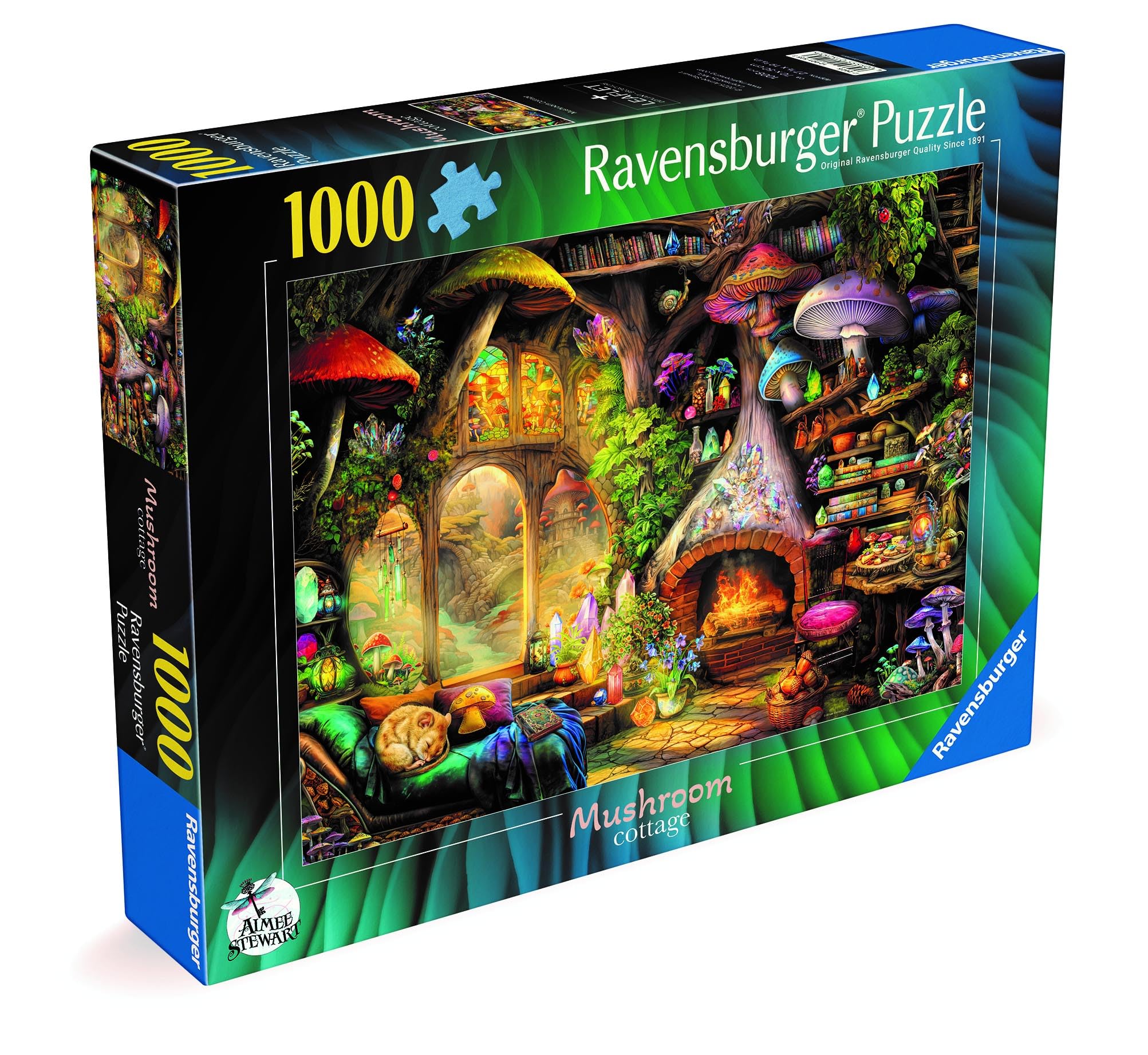 Ravensburger Mushroom Cottage Jigsaw Puzzle - 1000 Pieces | 70 x 50 cm | Age 12+
