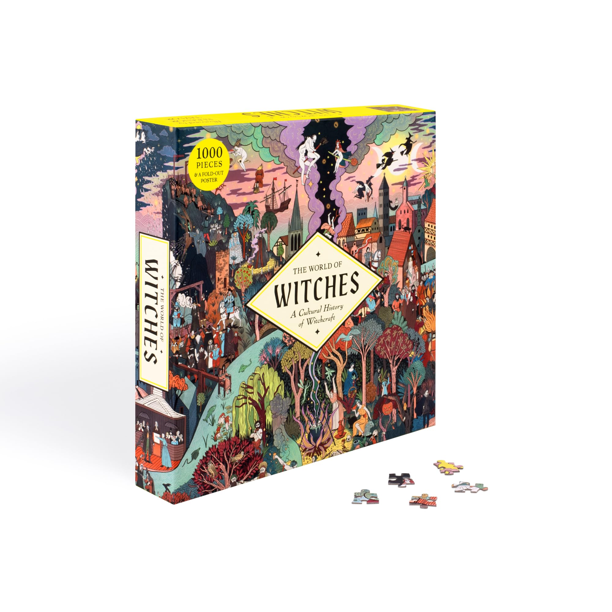 Laurence King The World of Witches Jigsaw Puzzle - 1000 Pieces | 19 x 27 Inches