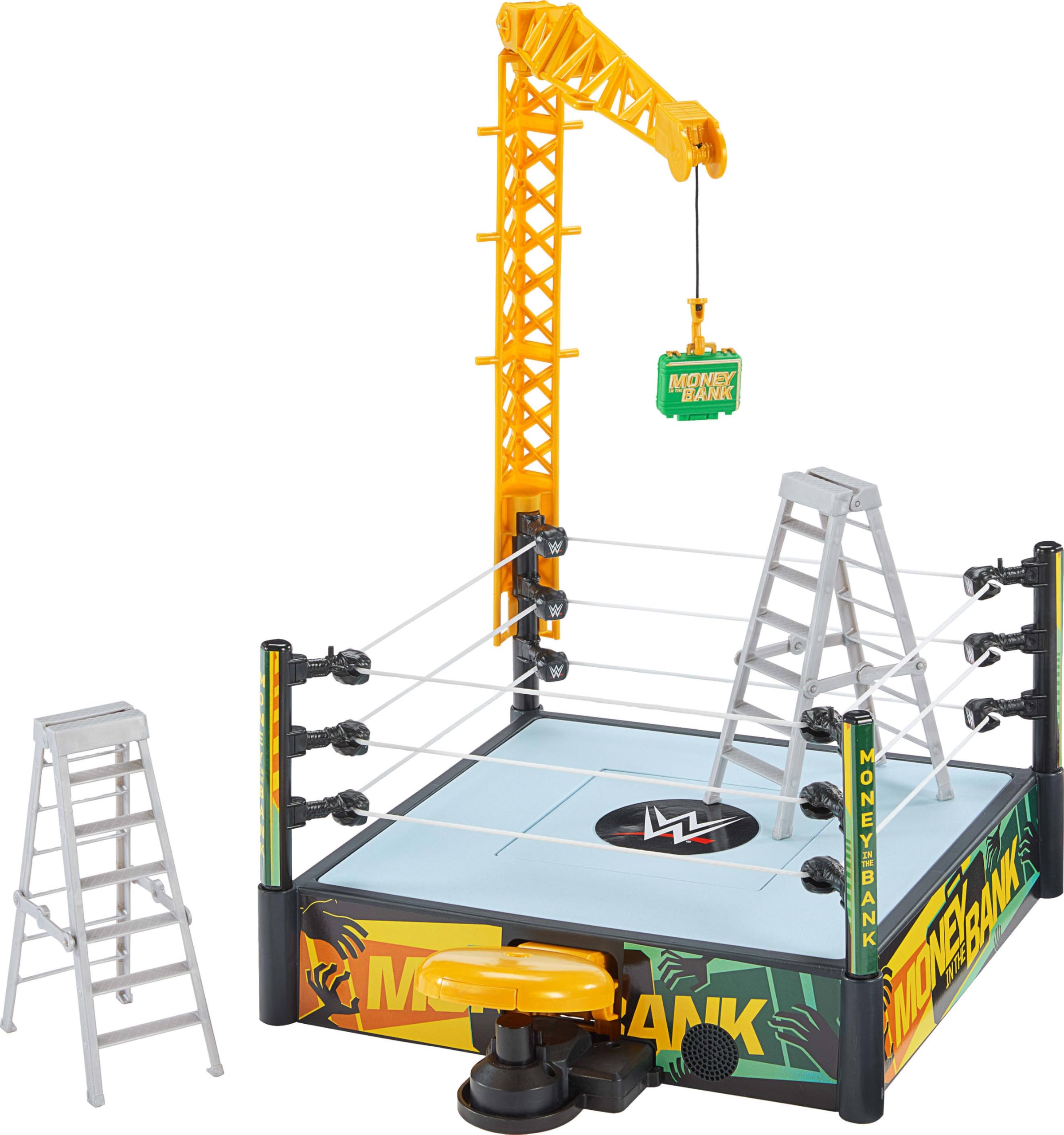 WWE Money In The Bank Cash-In Ring Playset - 2 Play Modes, 40+ Sounds, Ages 6+