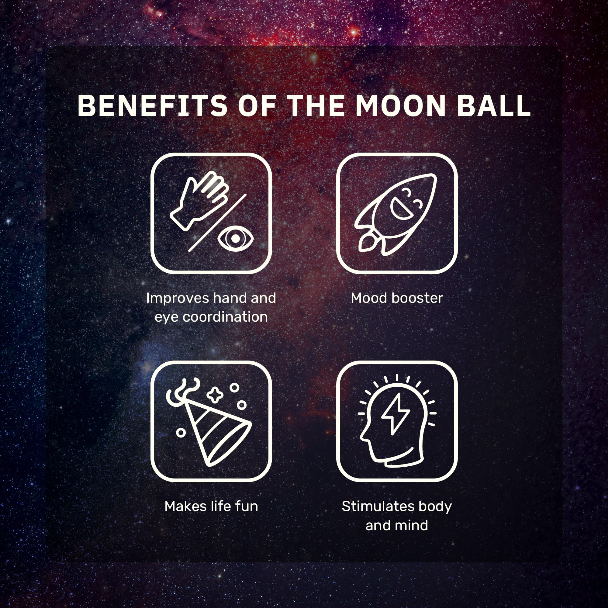 Waboba The Original Moon Ball - Hyper Bouncy Ball for All Ages | 65mm, 68g 2