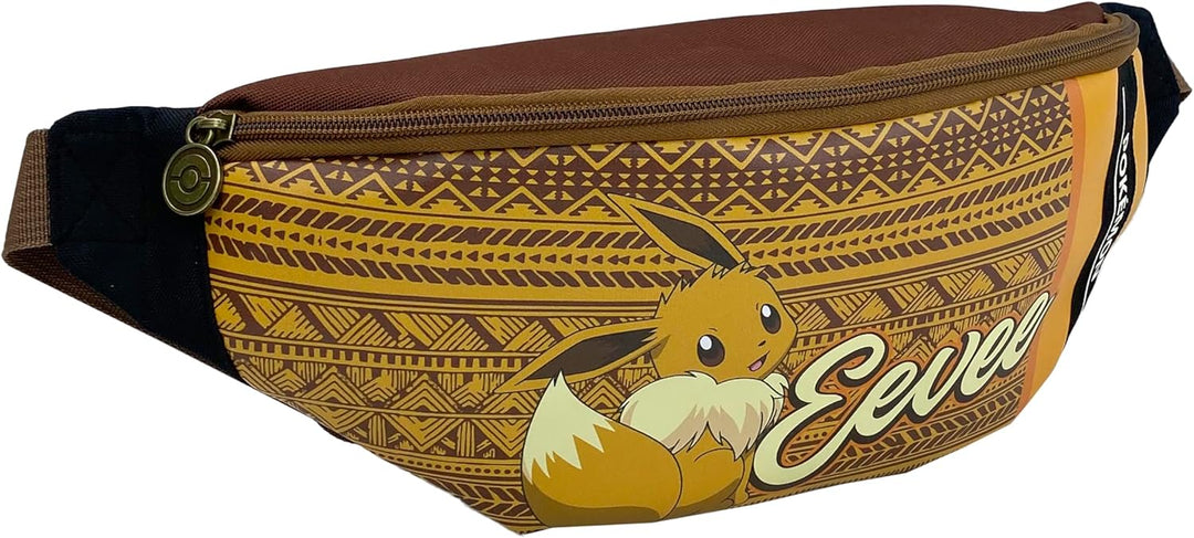 CYPBRANDS Pokémon Eevee Fanny Pack Crossbody Bag (Unisex Kids)