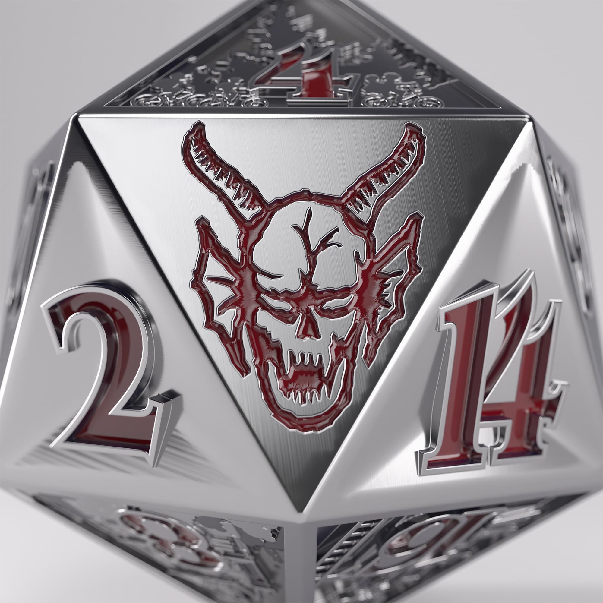 Gamegenic Stranger Things Hellfire Club Premium Metal D20 Dice 3