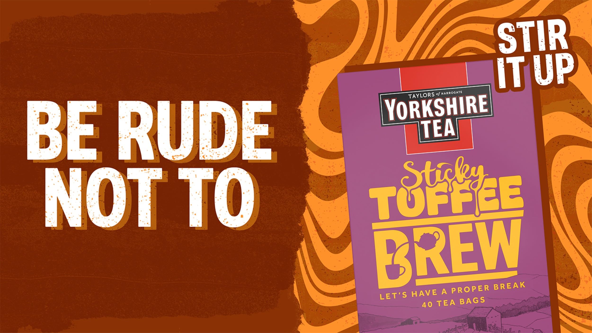 Yorkshire Tea Sticky Toffee Pudding Flavoured Tea Bags - 160 Bags (4 Boxes of 40) | Caramel, Cinnamon, Ginger, Nutmeg 4