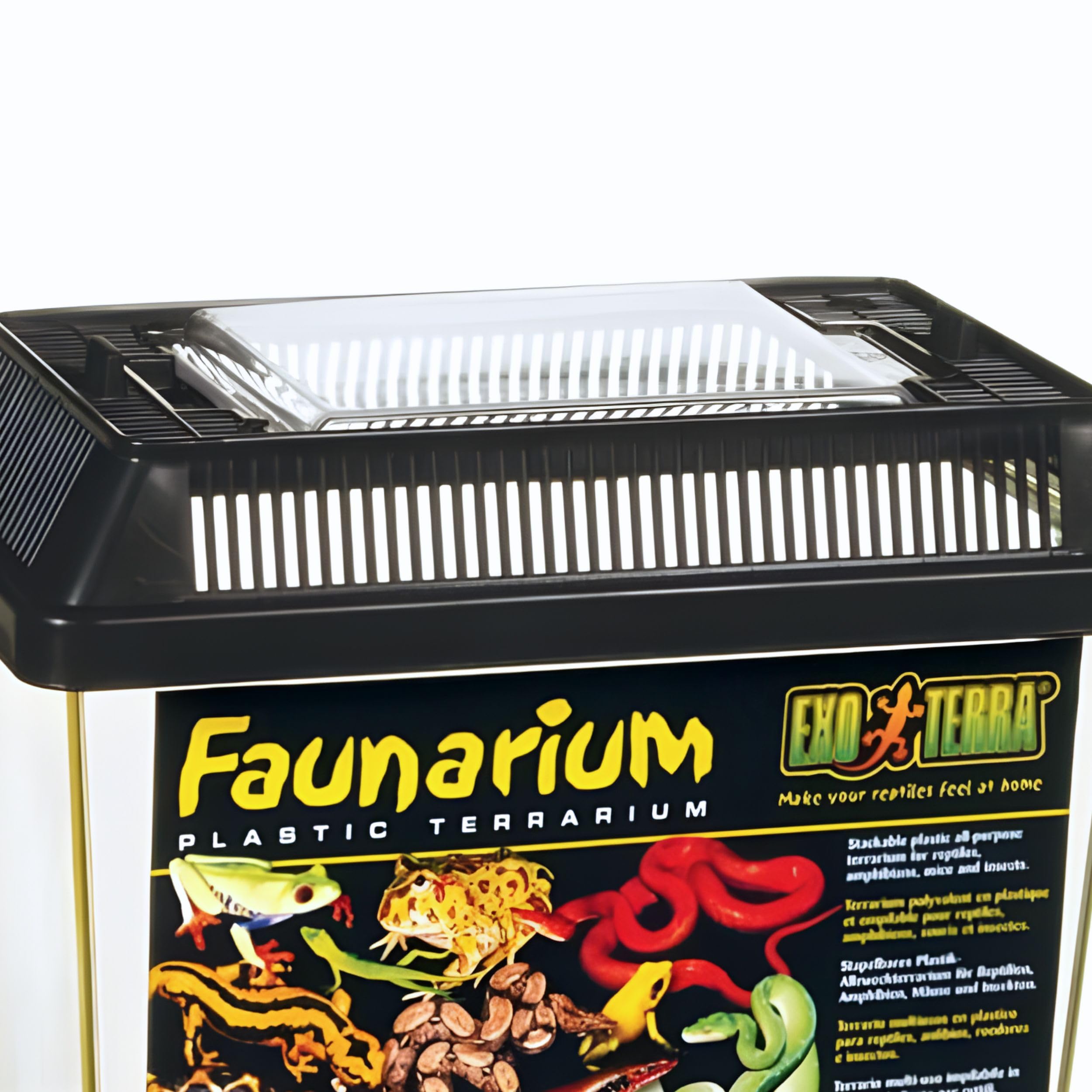 Exo Terra Faunarium Small PT2255 - Plastic Transport & Temporary Housing | 230x155x165 mm