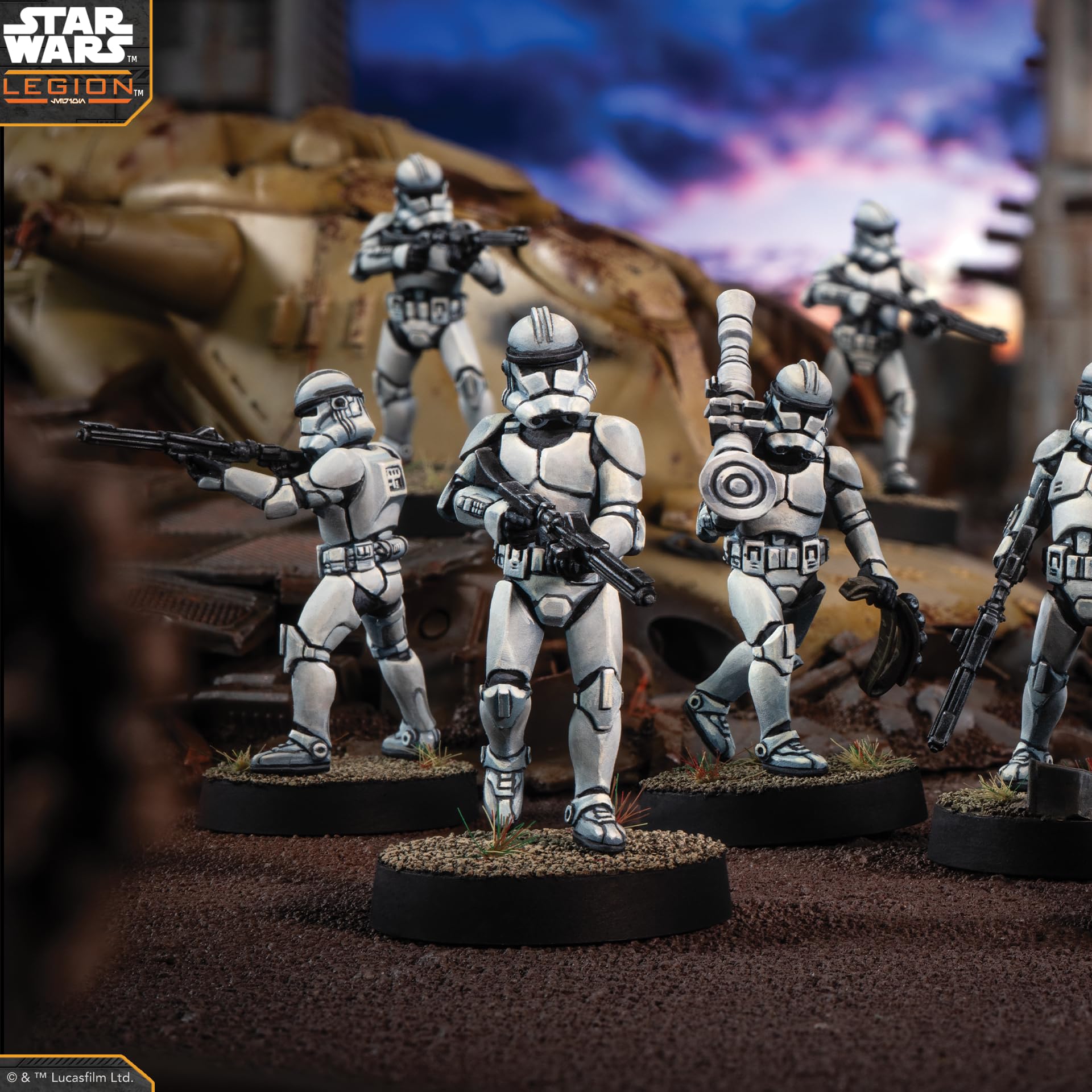 Asmodee Star Wars: Legion Clone Trooper Marksmen Miniatures Expansion 11