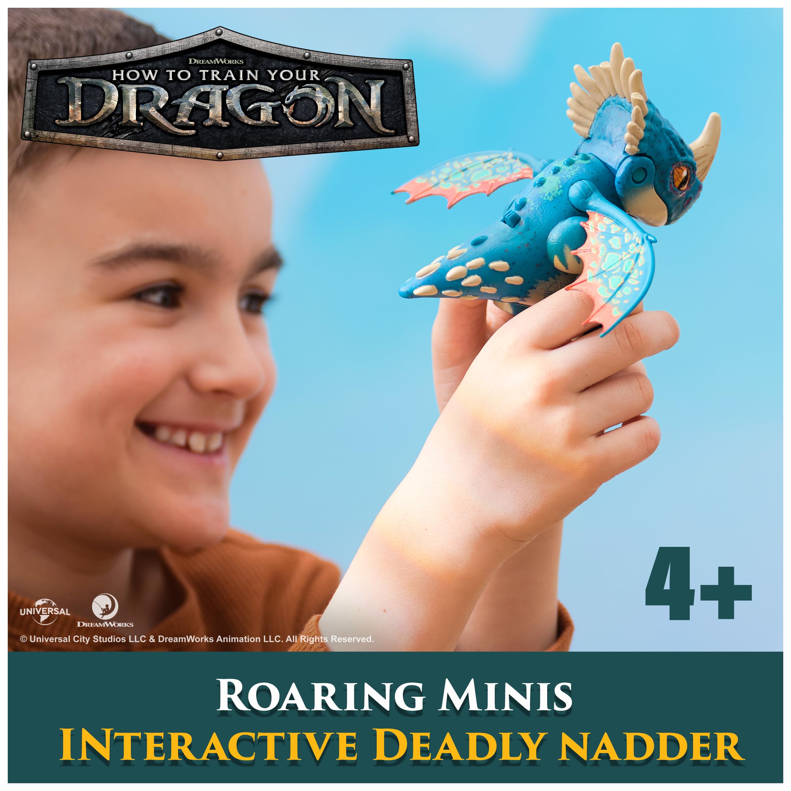 Dreamworks Dragons How to Train Your Dragon Roaring Minis Deadly Nadder Interactive Action Figure - 4+ Years 2
