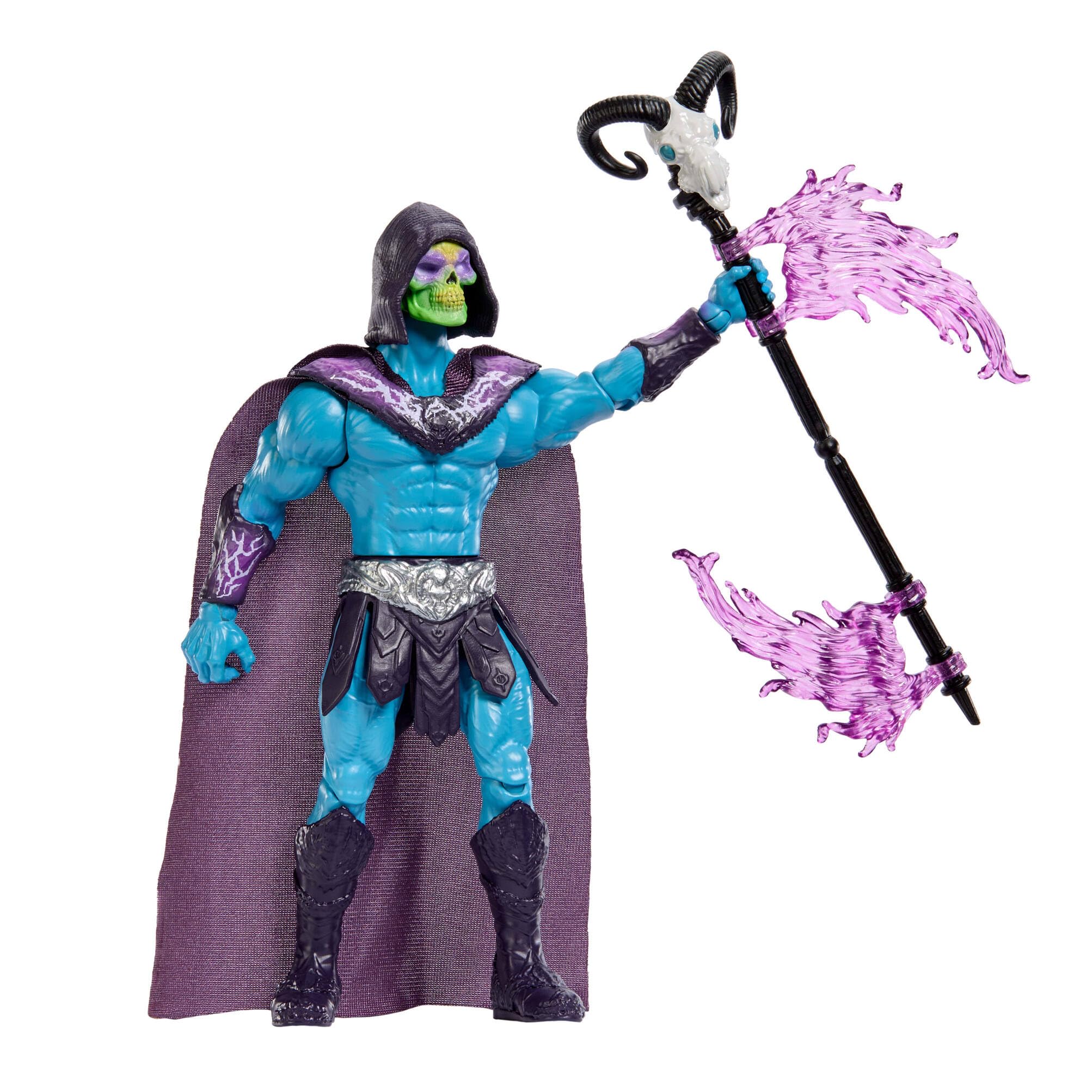 Masters of the Universe Skeletor Havoc Staff Attack Feature Figure | 5.5-inch Movie Inspired | Ages 6+ 4