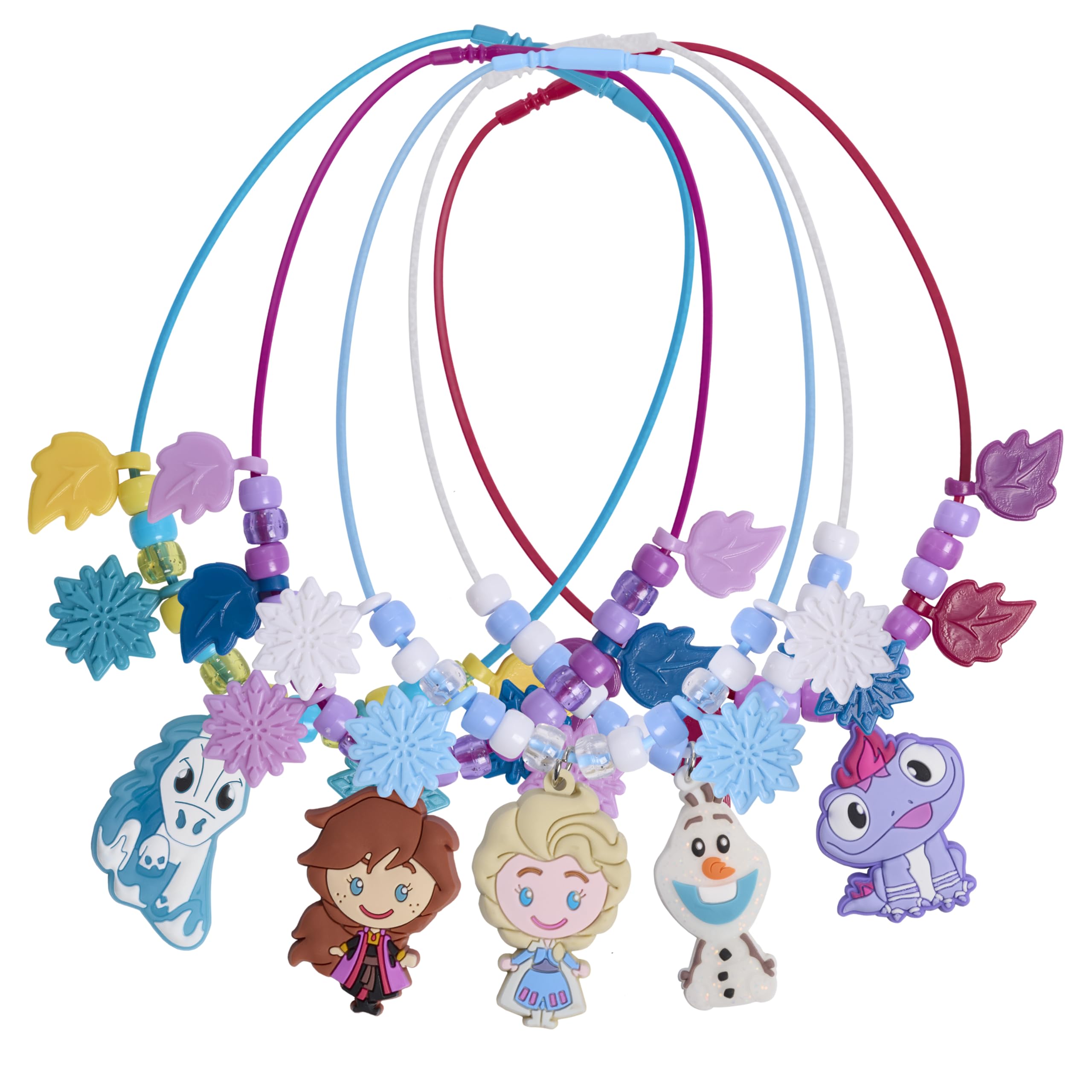 Tara Toys Frozen 2 Necklace Activity Set - 150 Beads, 5 Charms, 5 Necklaces | Ages 3+ 3
