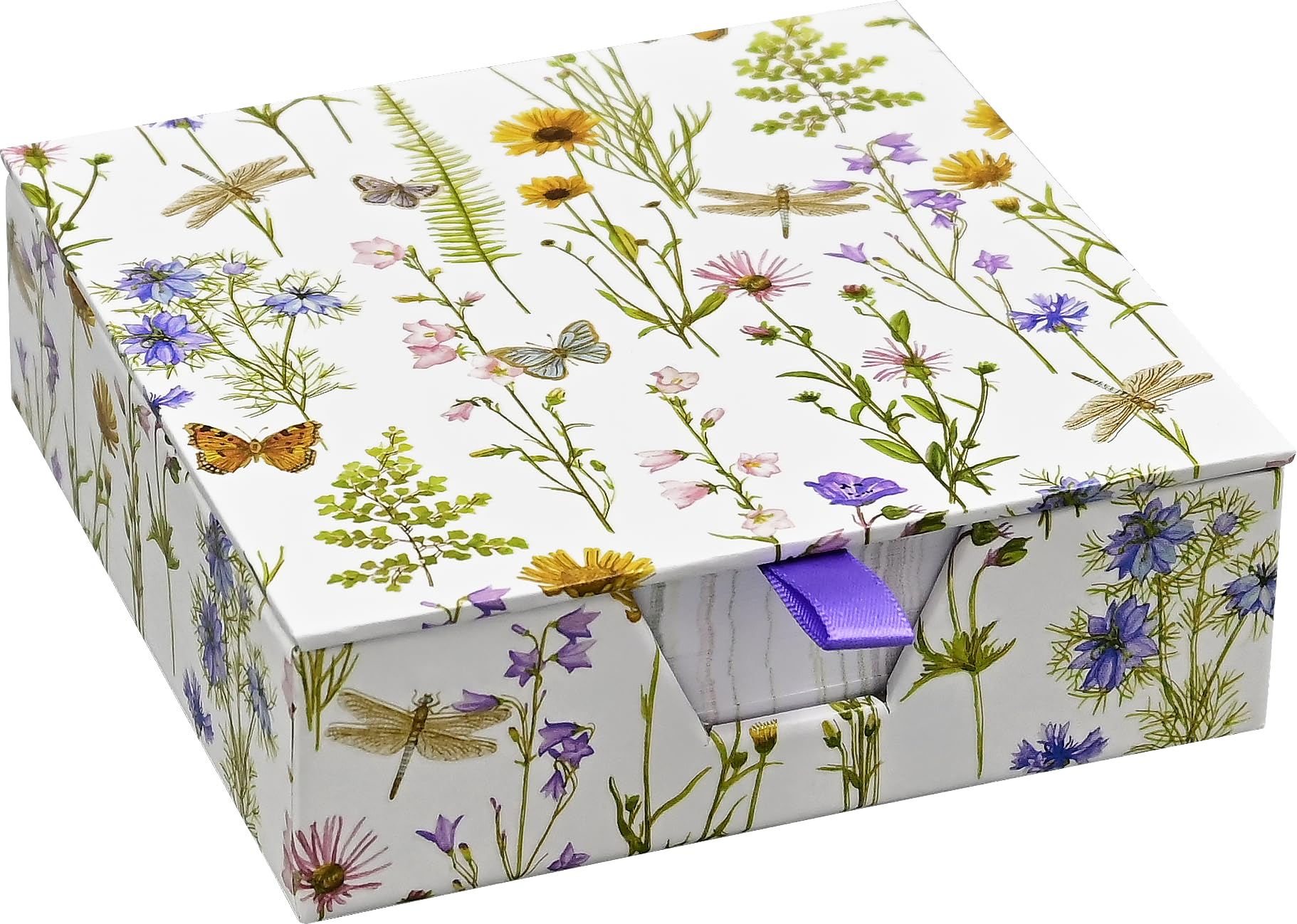 Peter Pauper Press Wildflower Garden Desk Notes - 250 Sheets | Keepsake Box with Gold Foil 1