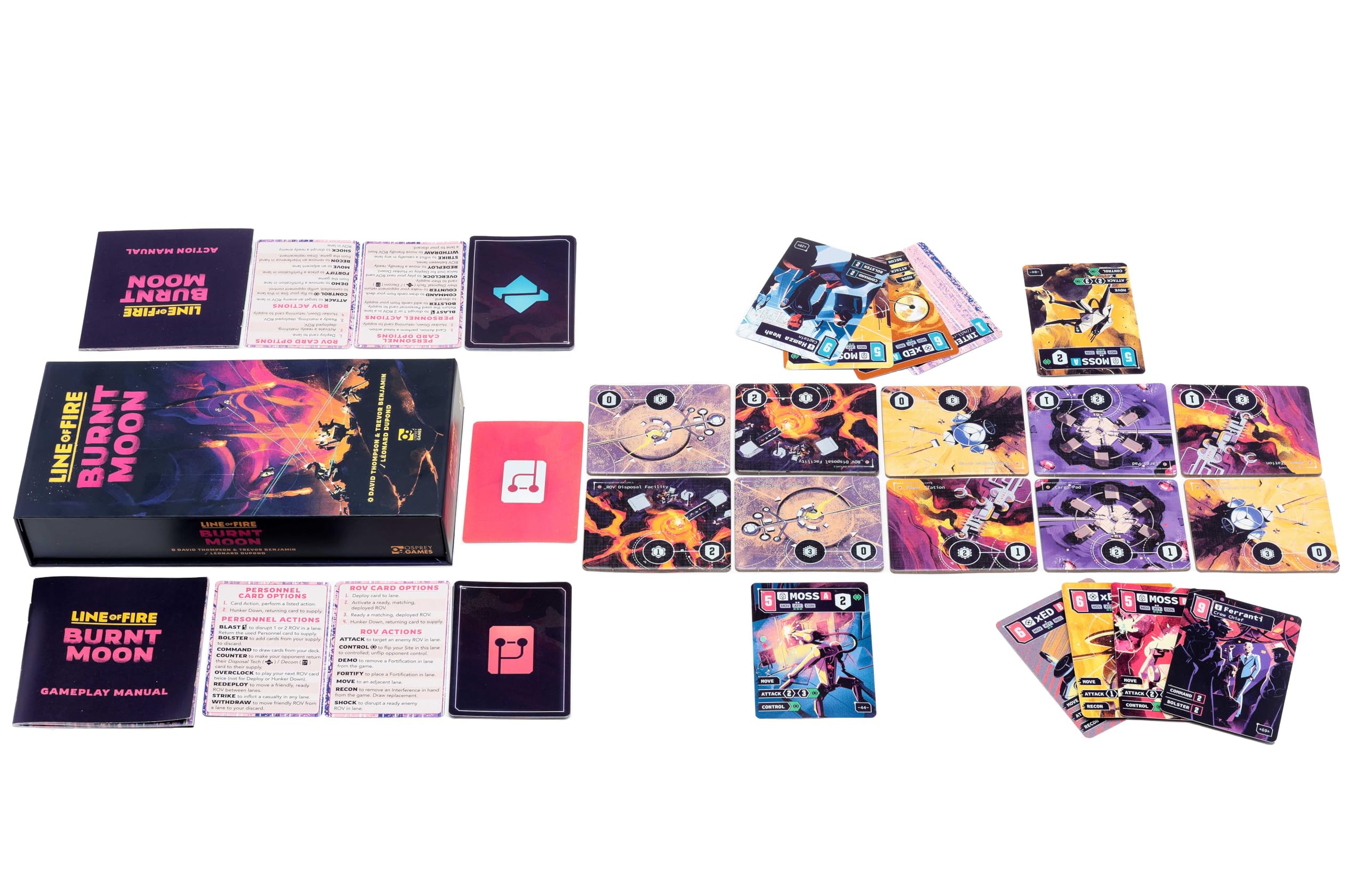 Osprey Games Line of Fire: Burnt Moon - 2 Player Deck-Building Card Game | Ages 14+ 5