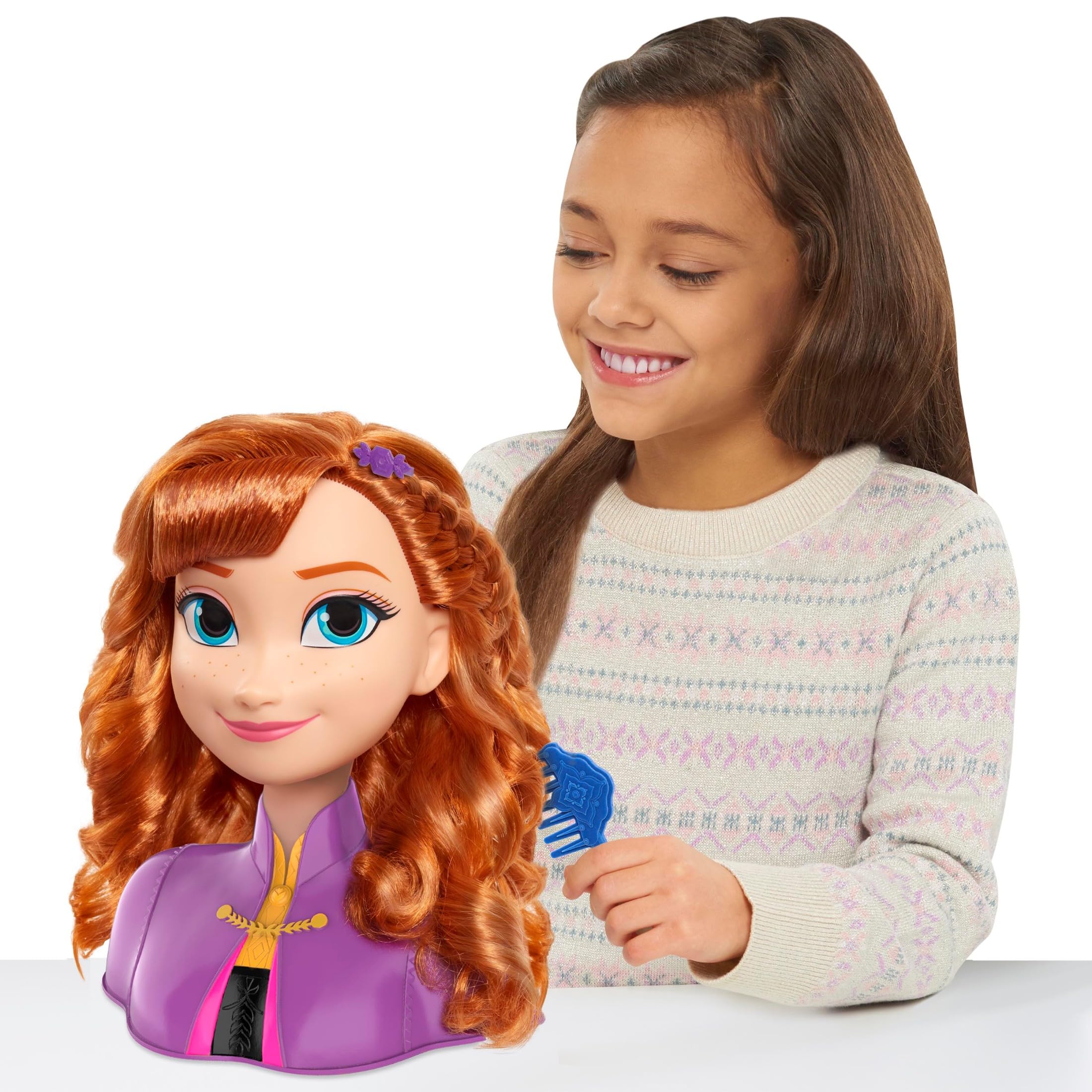 Disney Frozen 2 Anna Styling Head Set, 14-Piece 10