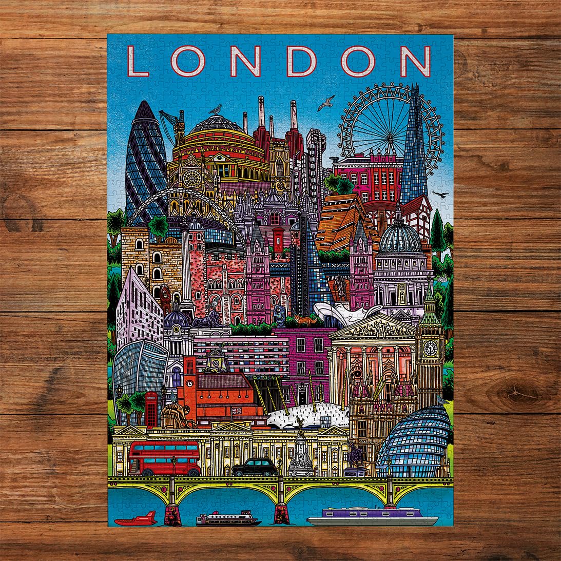 Gibsons London Cityscape Jigsaw Puzzle - 500 Pieces | Adult & Teen | 34x48cm
