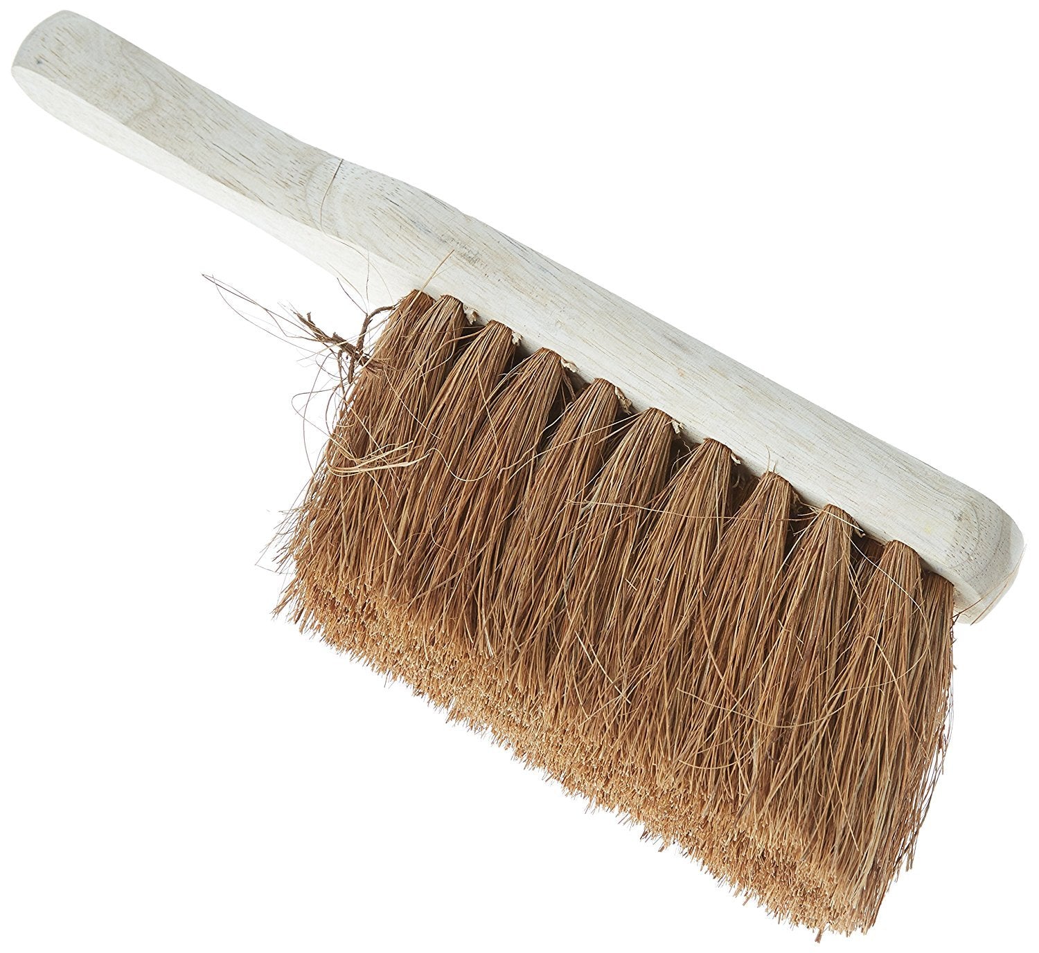 Faithfull Soft Coco Hand Broom - 275mm (11in) Natural Bristle Brush for Dry Use