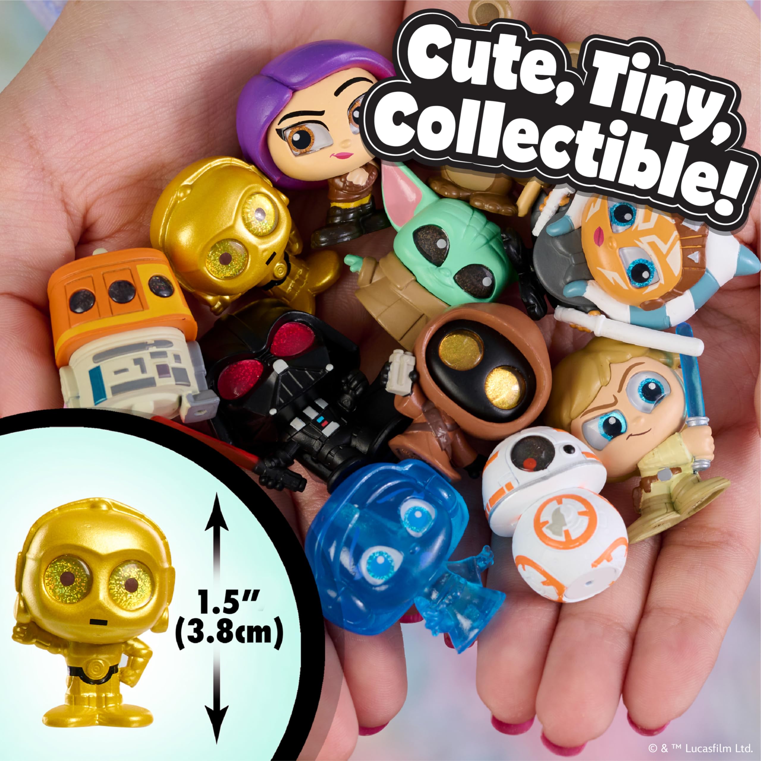 Just Play STAR WARS™ Doorables Collectible Figures Blind Bag - 4 Mini Figures with Death Star Display Capsule, Ages 5+ 2