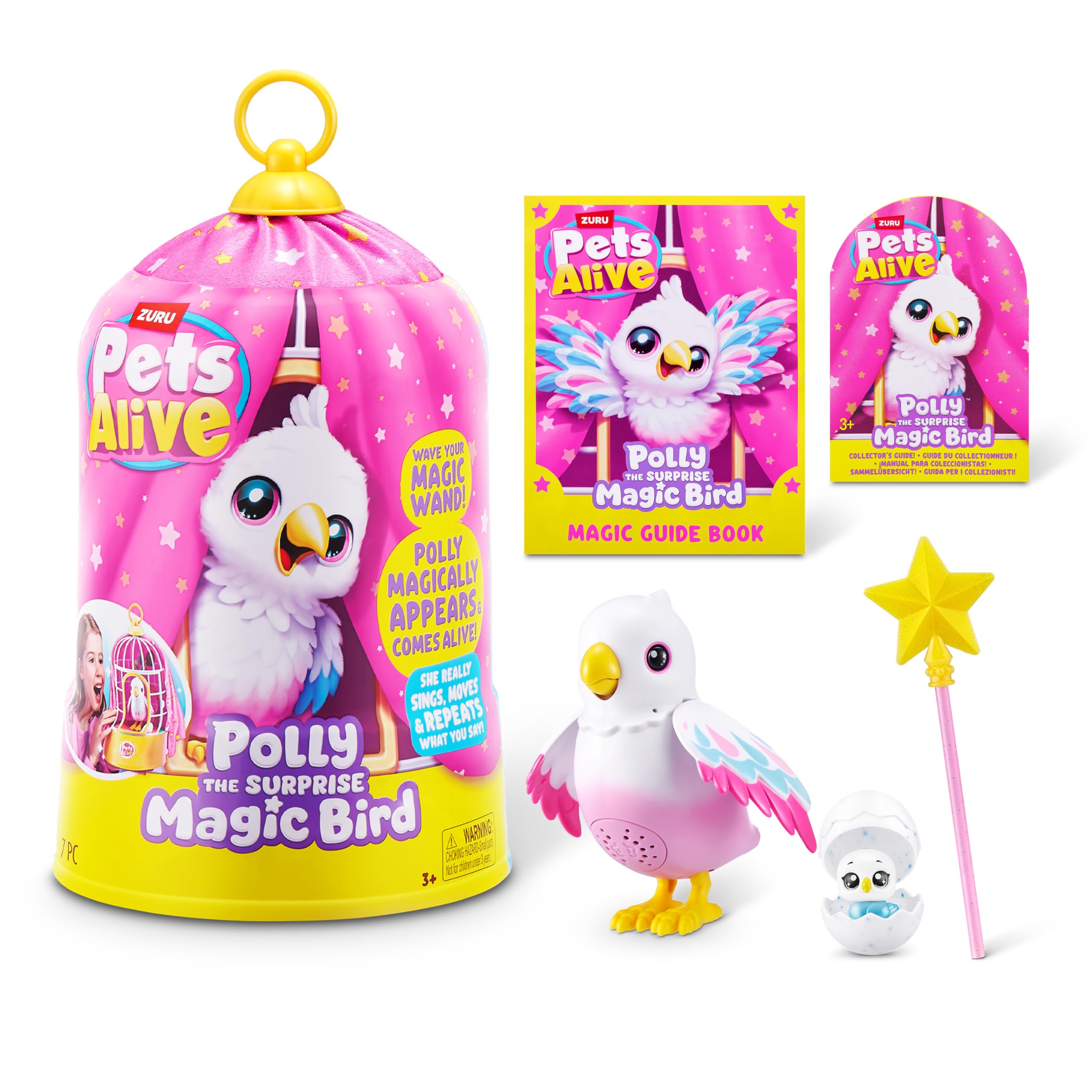 Polly the Magic Bird by ZURU - Interactive Robotic Toy Parrot that Sings and Talks 1