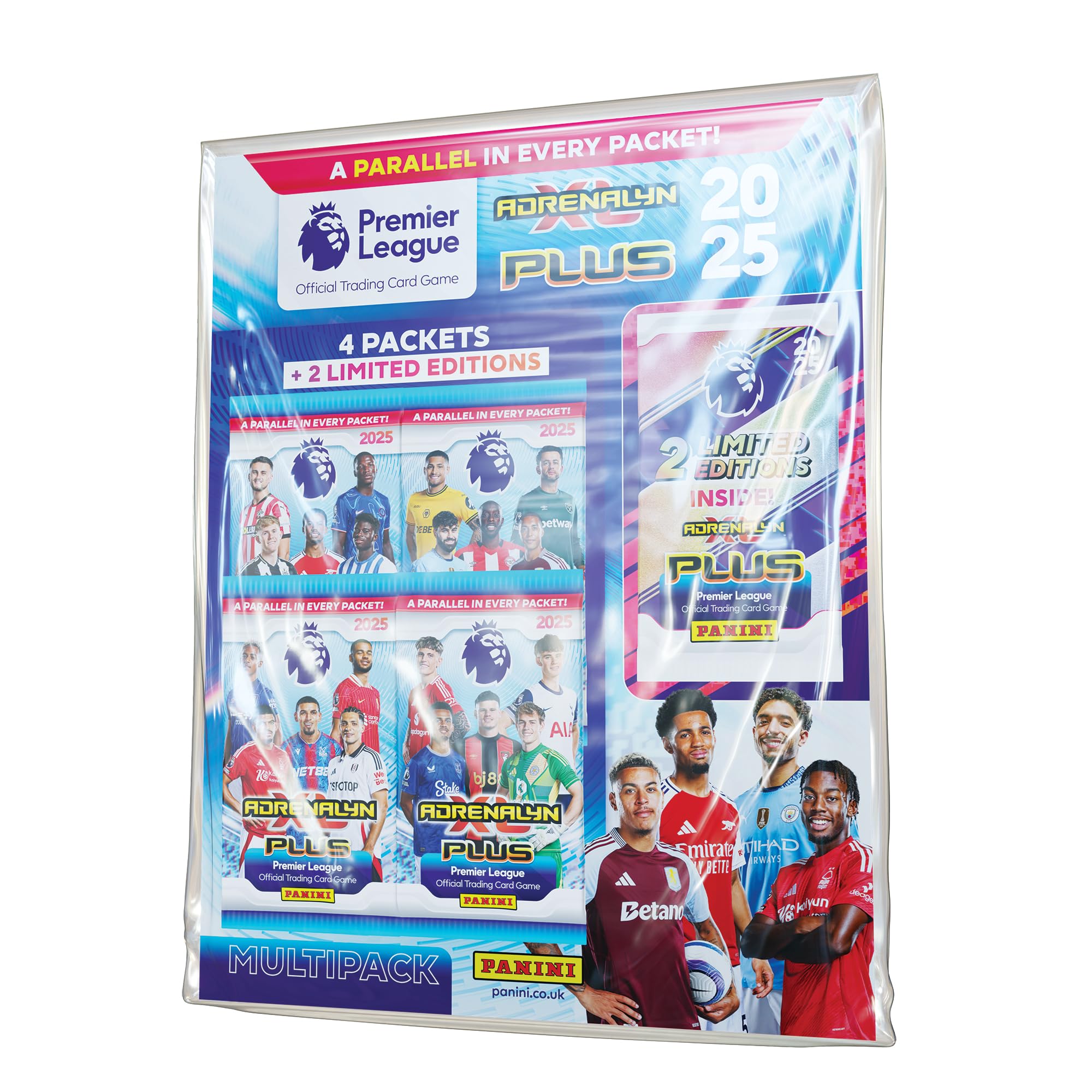 Panini Premier League Adrenalyn XL PLUS 2025 Trading Card Game Multipack 1