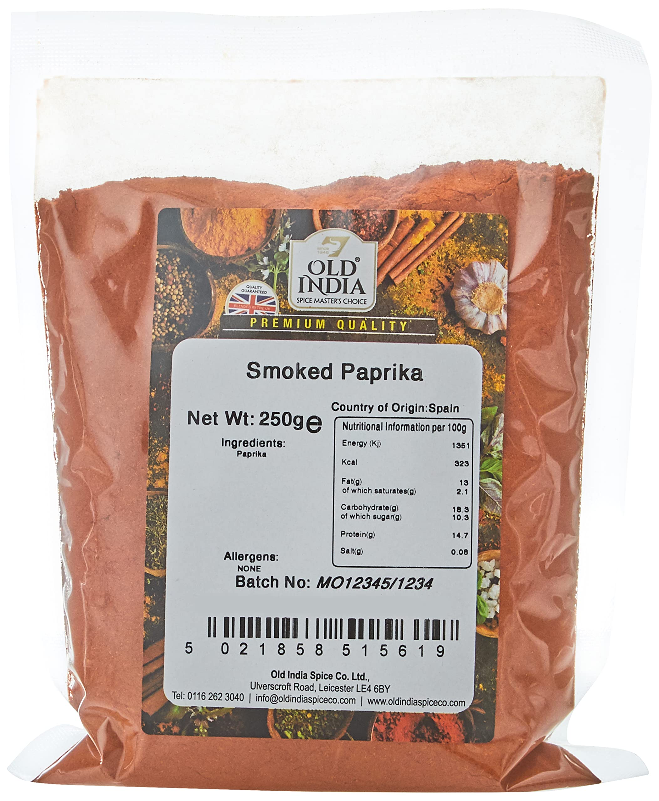 Old India Smoked Paprika Powder - 250g | Natural & Additive Free 1